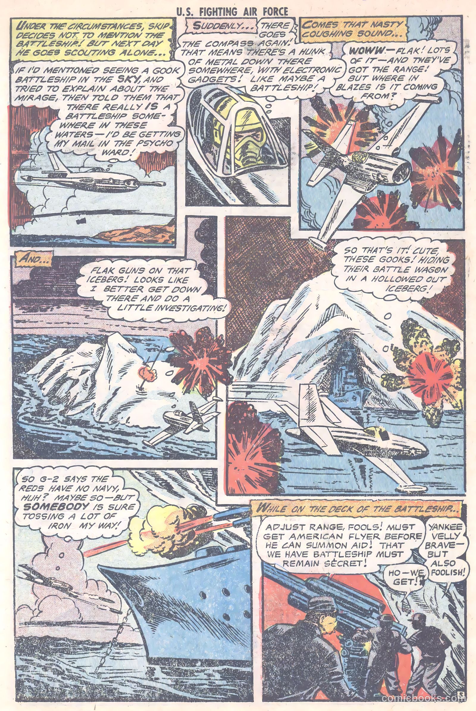 U.S. Fighting Air Force #6 (1954) — page 17 of 38
