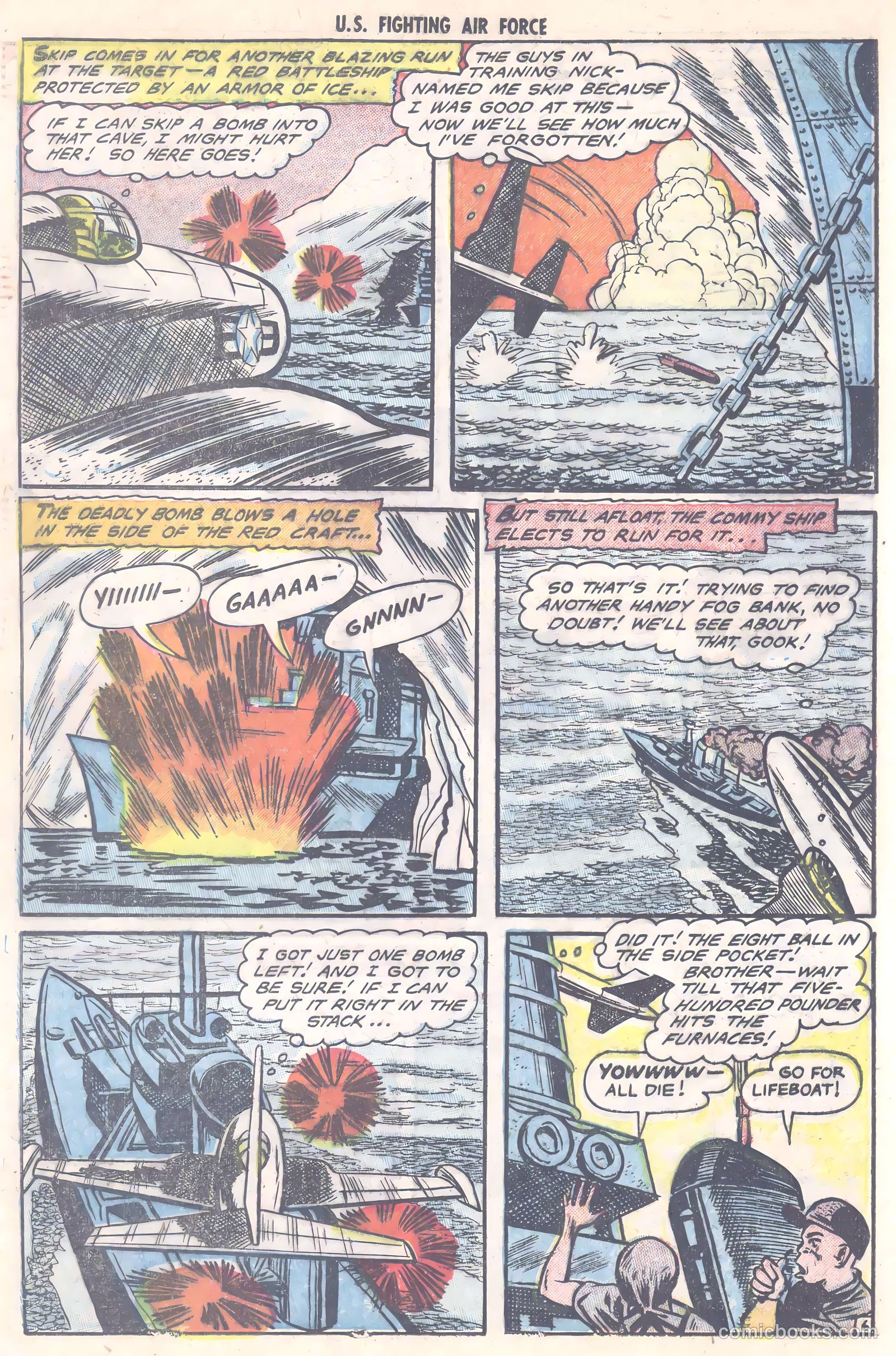 U.S. Fighting Air Force #6 (1954) — page 18 of 38