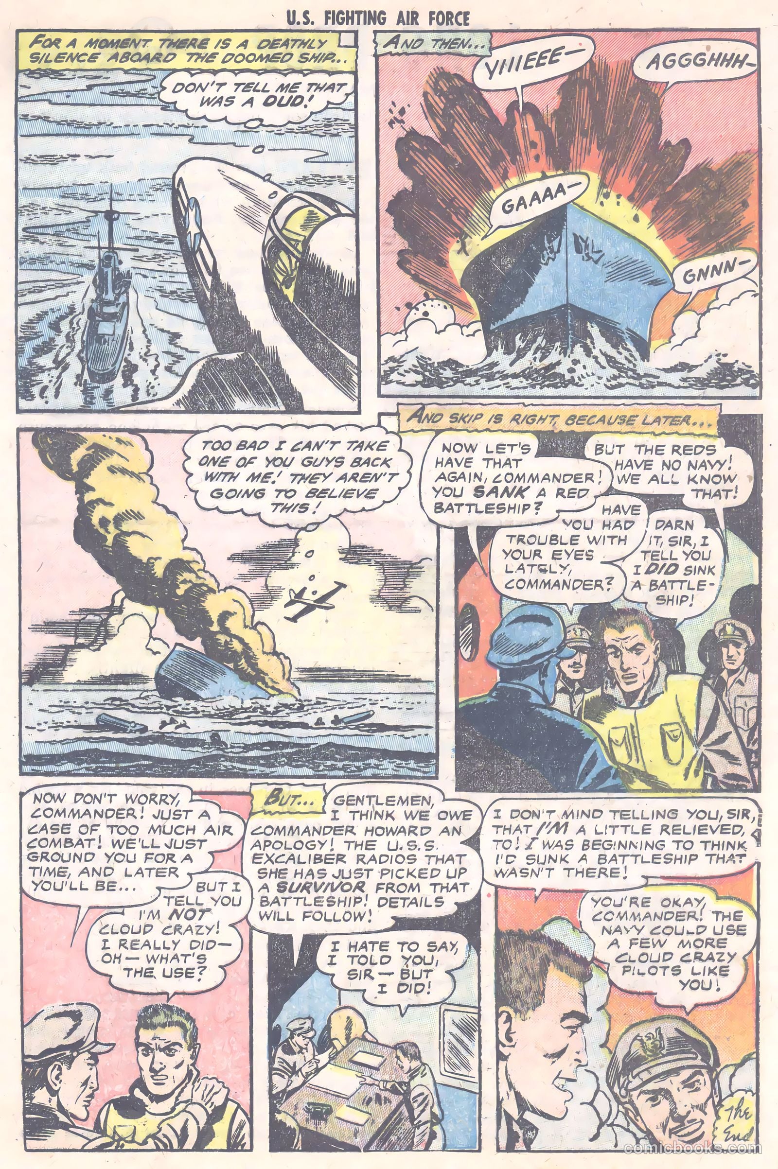 U.S. Fighting Air Force #6 (1954) — page 19 of 38