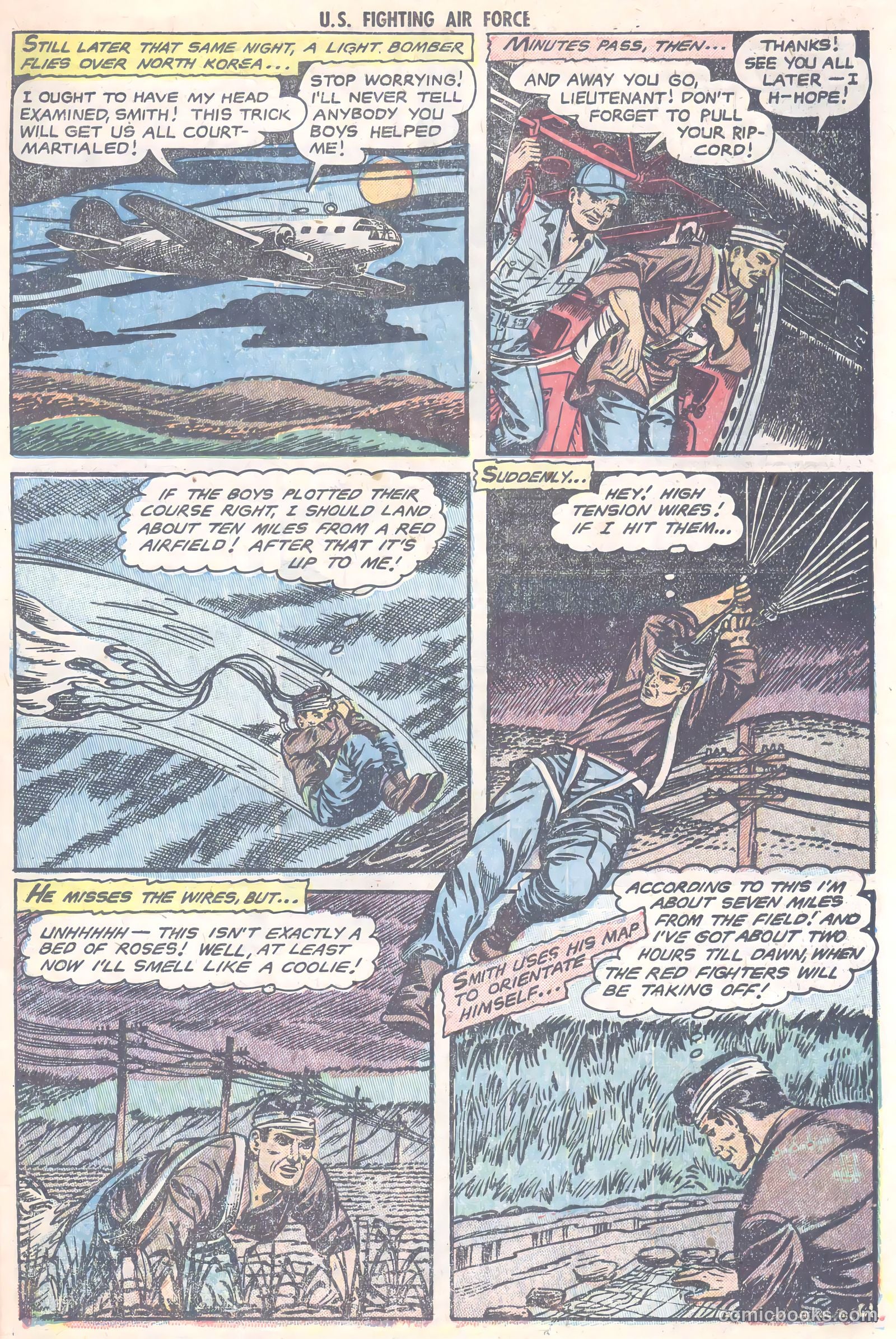 U.S. Fighting Air Force #6 (1954) — page 25 of 38