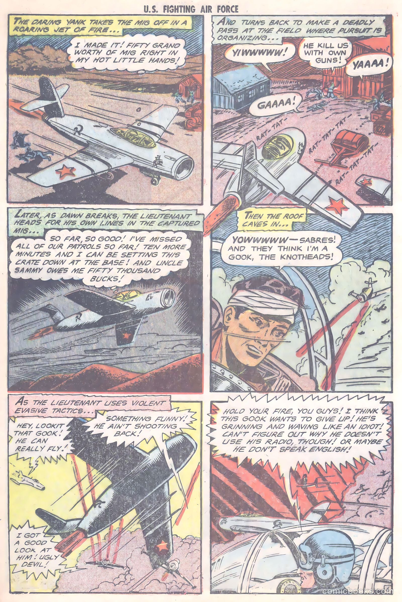 U.S. Fighting Air Force #6 (1954) — page 27 of 38