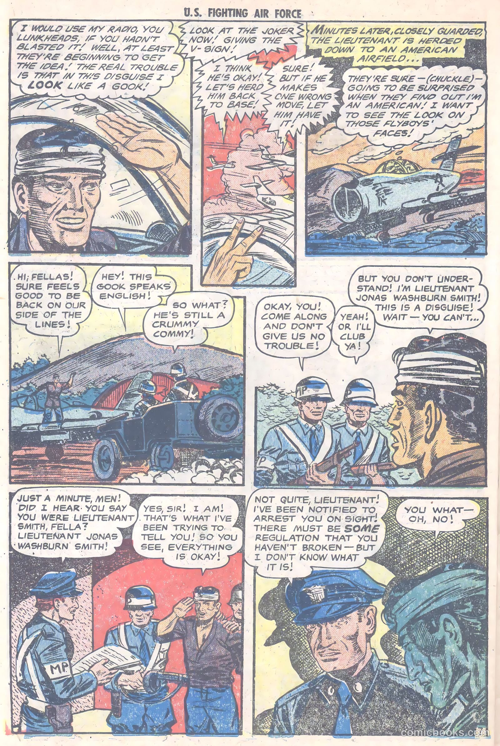 U.S. Fighting Air Force #6 (1954) — page 28 of 38