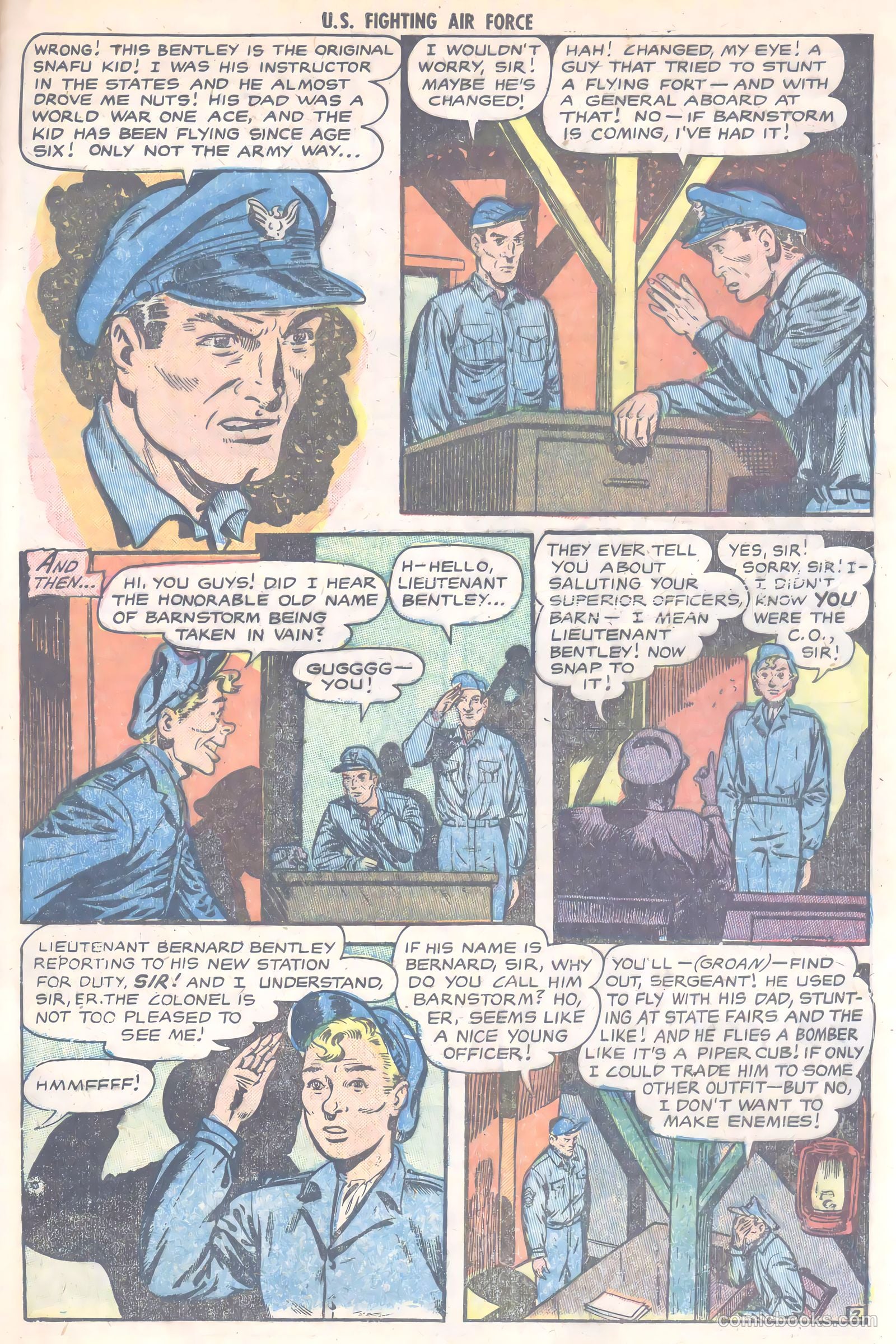 U.S. Fighting Air Force #6 (1954) — page 31 of 38