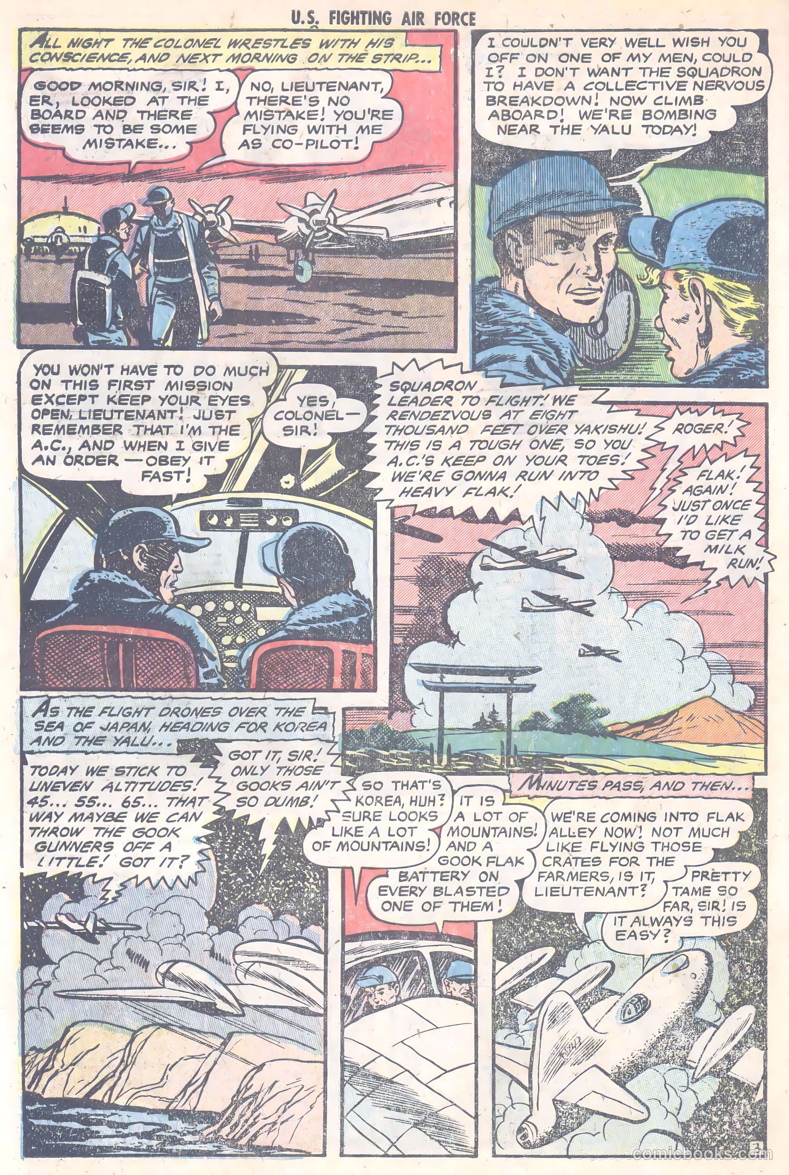 U.S. Fighting Air Force #6 (1954) — page 32 of 38