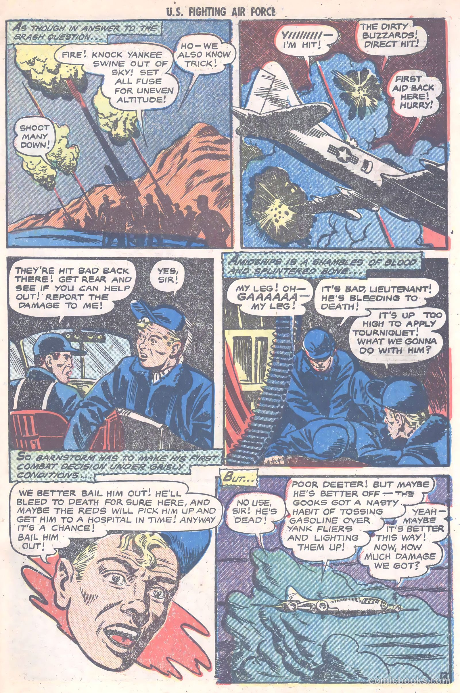 U.S. Fighting Air Force #6 (1954) — page 33 of 38