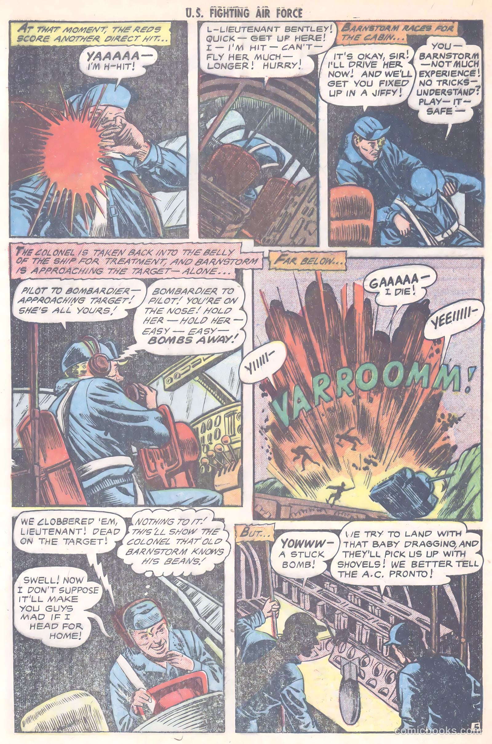 U.S. Fighting Air Force #6 (1954) — page 34 of 38