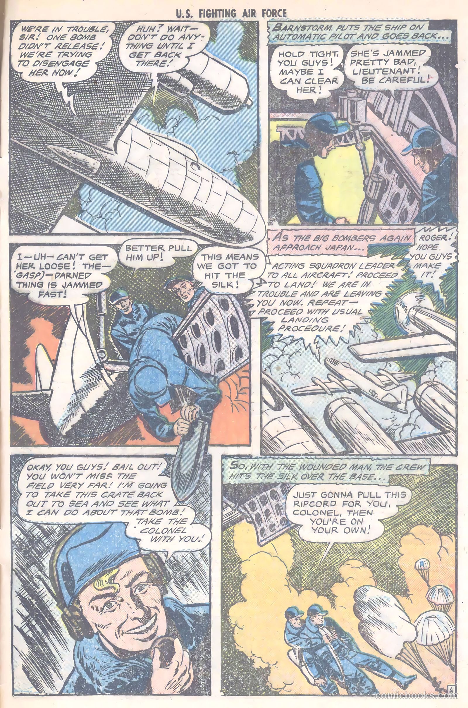 U.S. Fighting Air Force #6 (1954) — page 35 of 38
