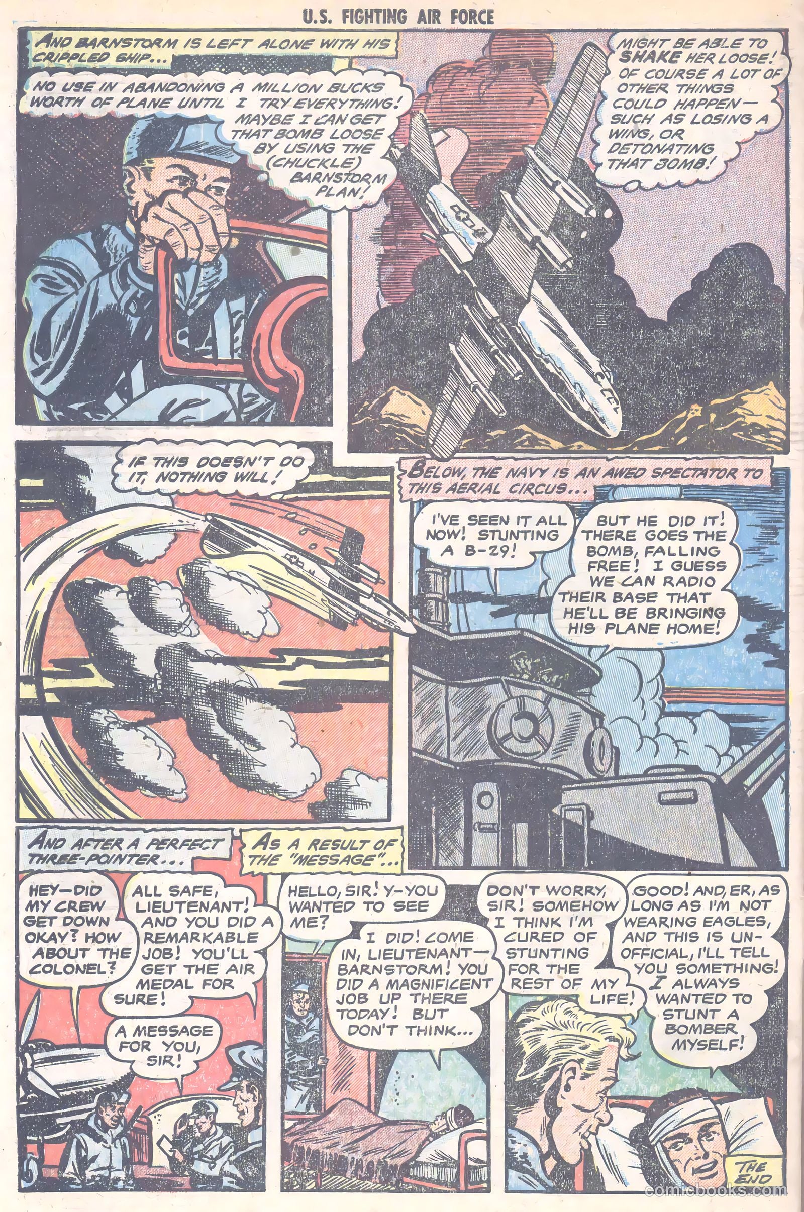 U.S. Fighting Air Force #6 (1954) — page 36 of 38