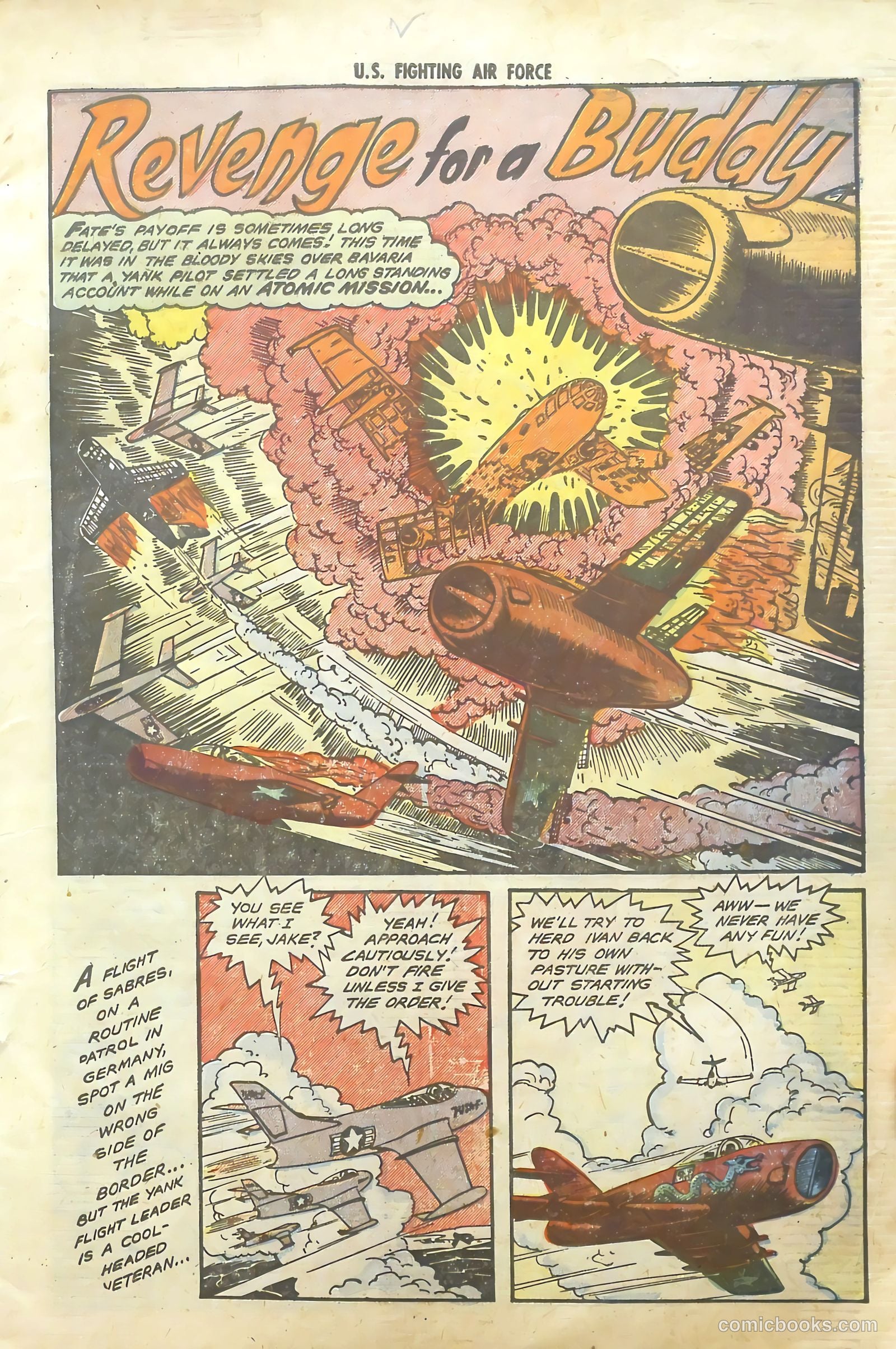 U.S. Fighting Air Force #8 (1954) — page 3 of 36