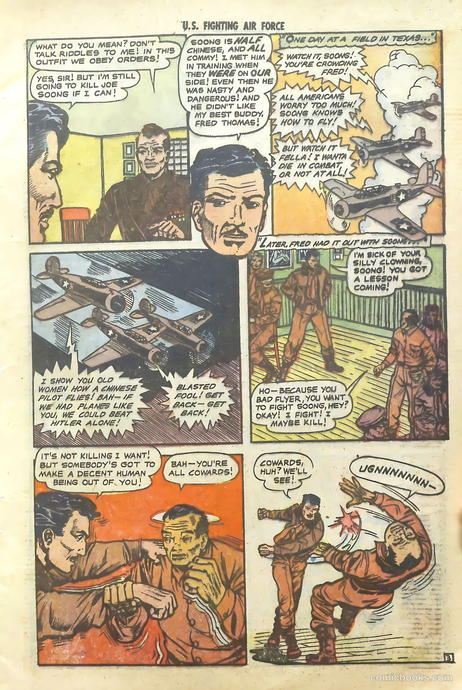 U.S. Fighting Air Force #8 (1954) — page 5 of 36