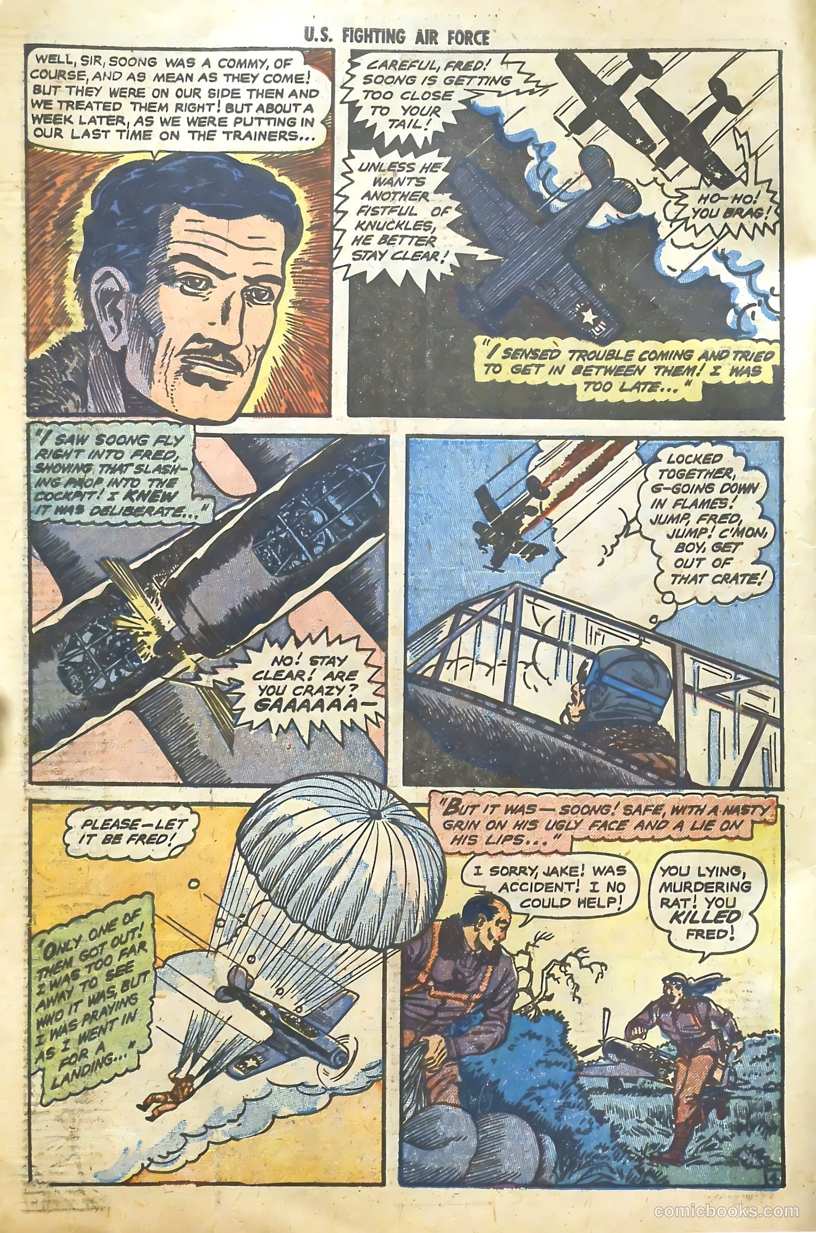 U.S. Fighting Air Force #8 (1954) — page 6 of 36