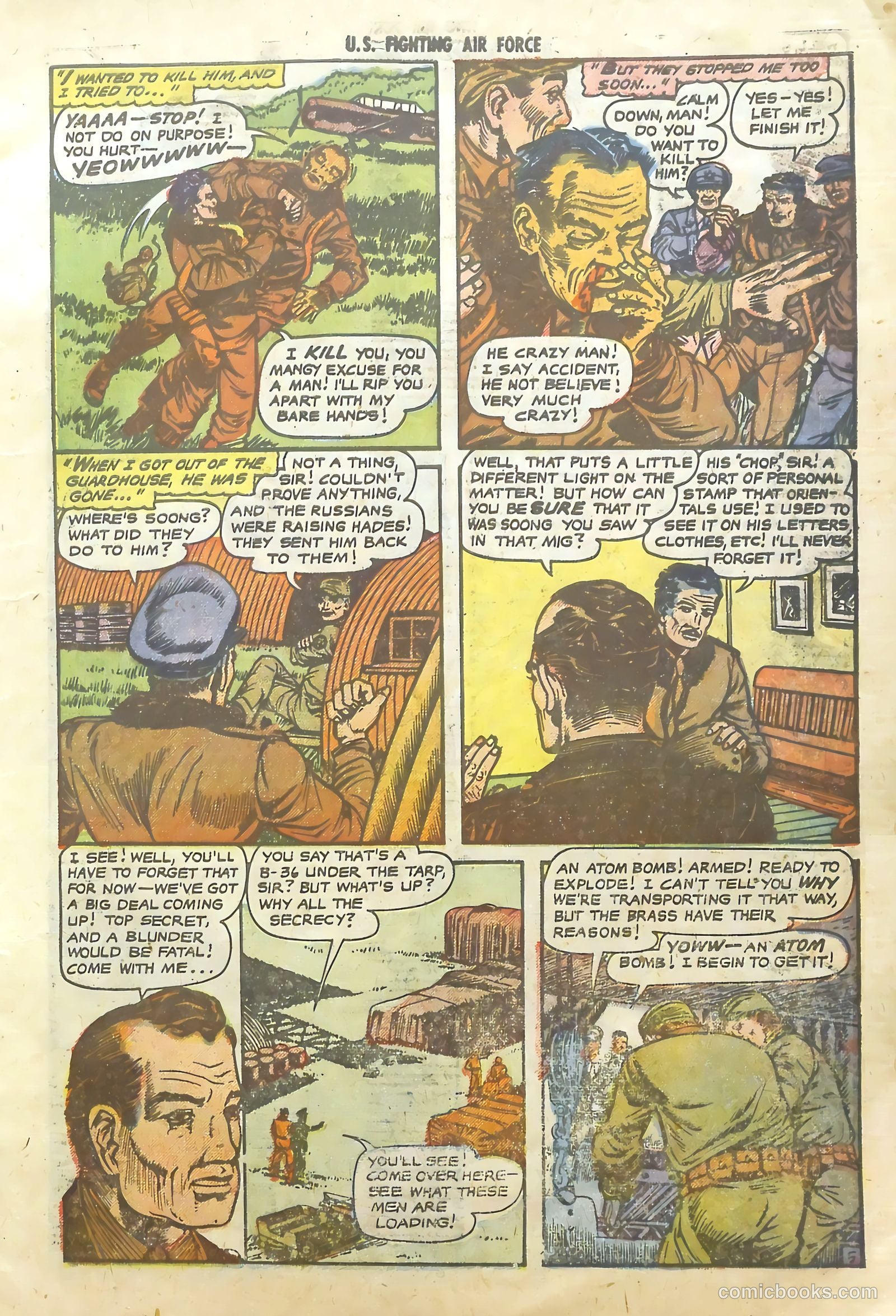 U.S. Fighting Air Force #8 (1954) — page 7 of 36