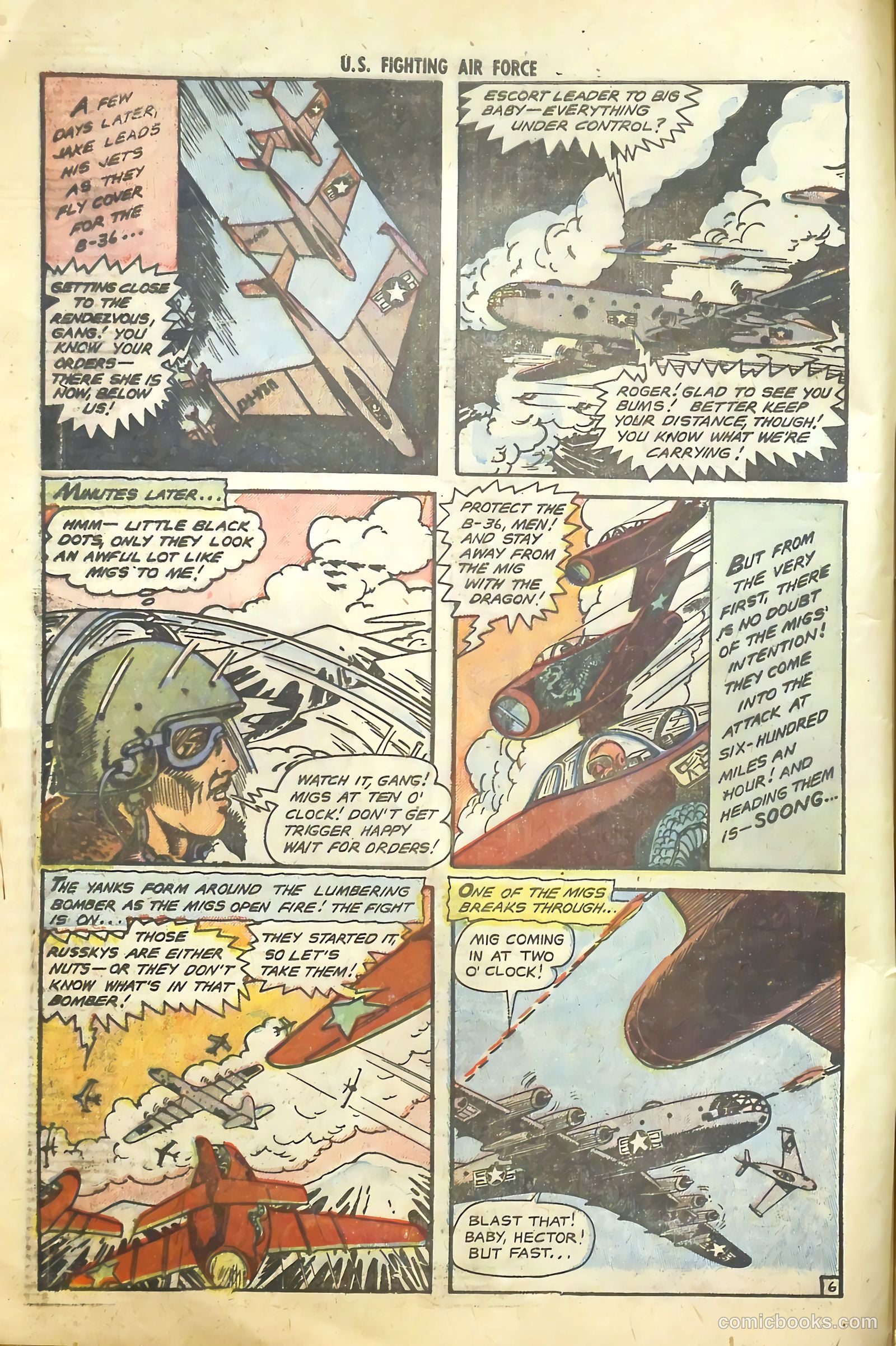 U.S. Fighting Air Force #8 (1954) — page 8 of 36