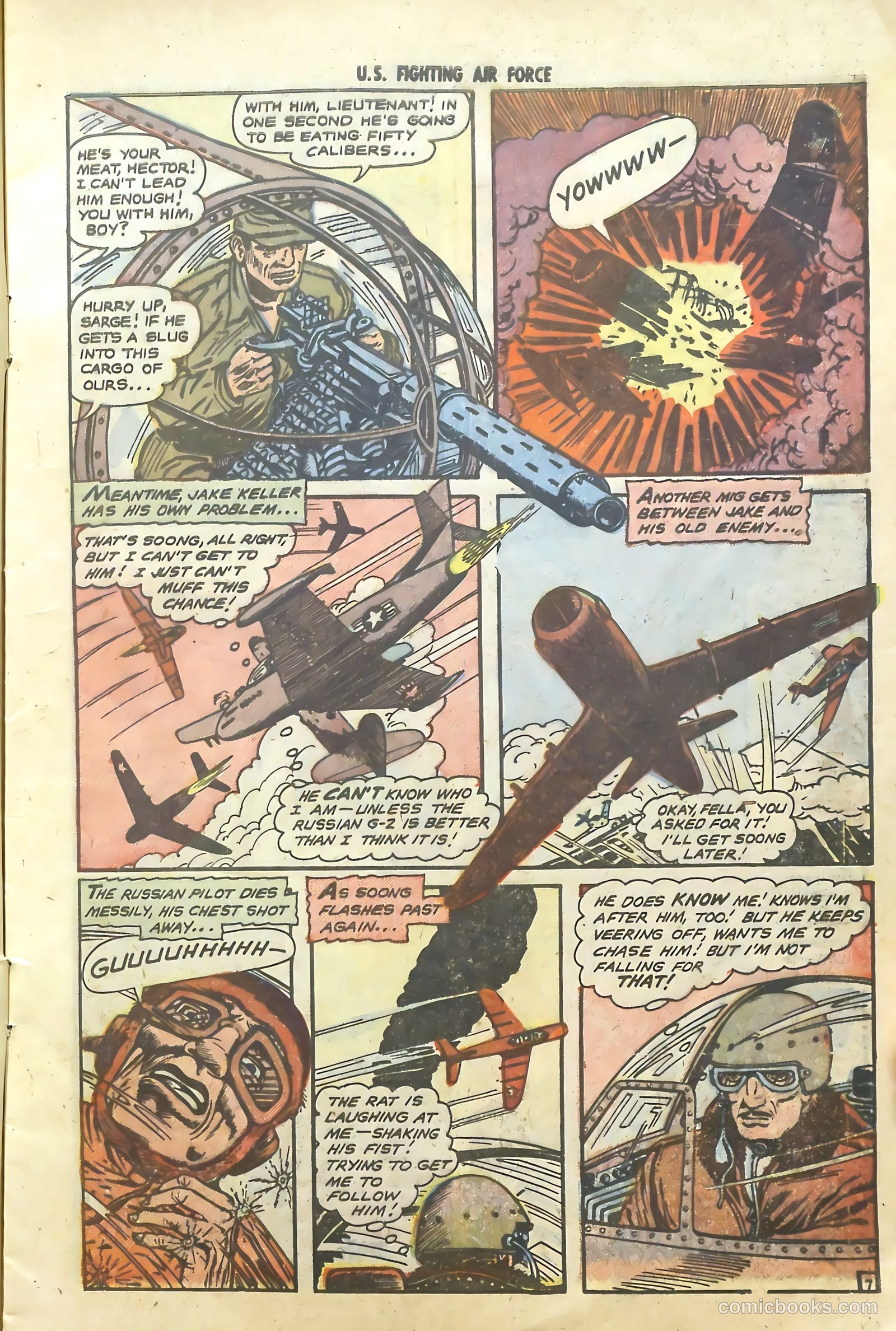 U.S. Fighting Air Force #8 (1954) — page 9 of 36