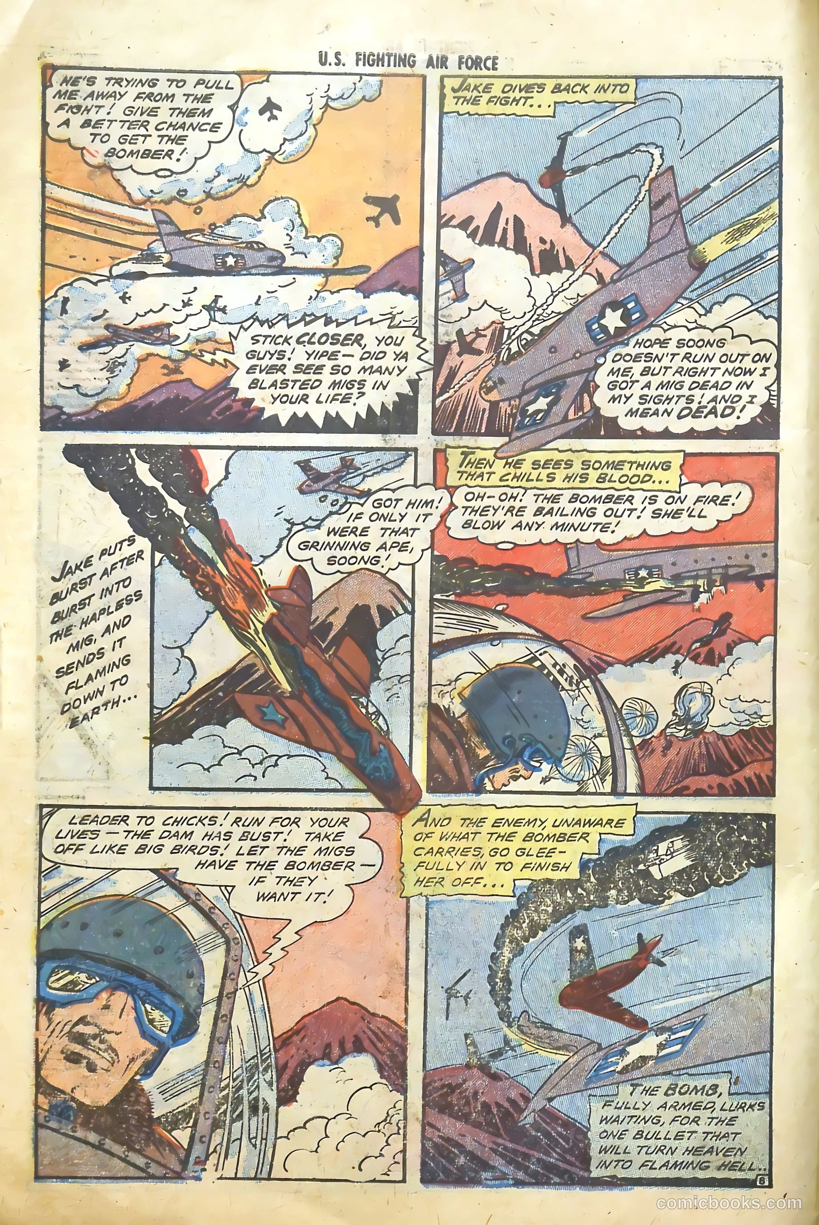 U.S. Fighting Air Force #8 (1954) — page 10 of 36