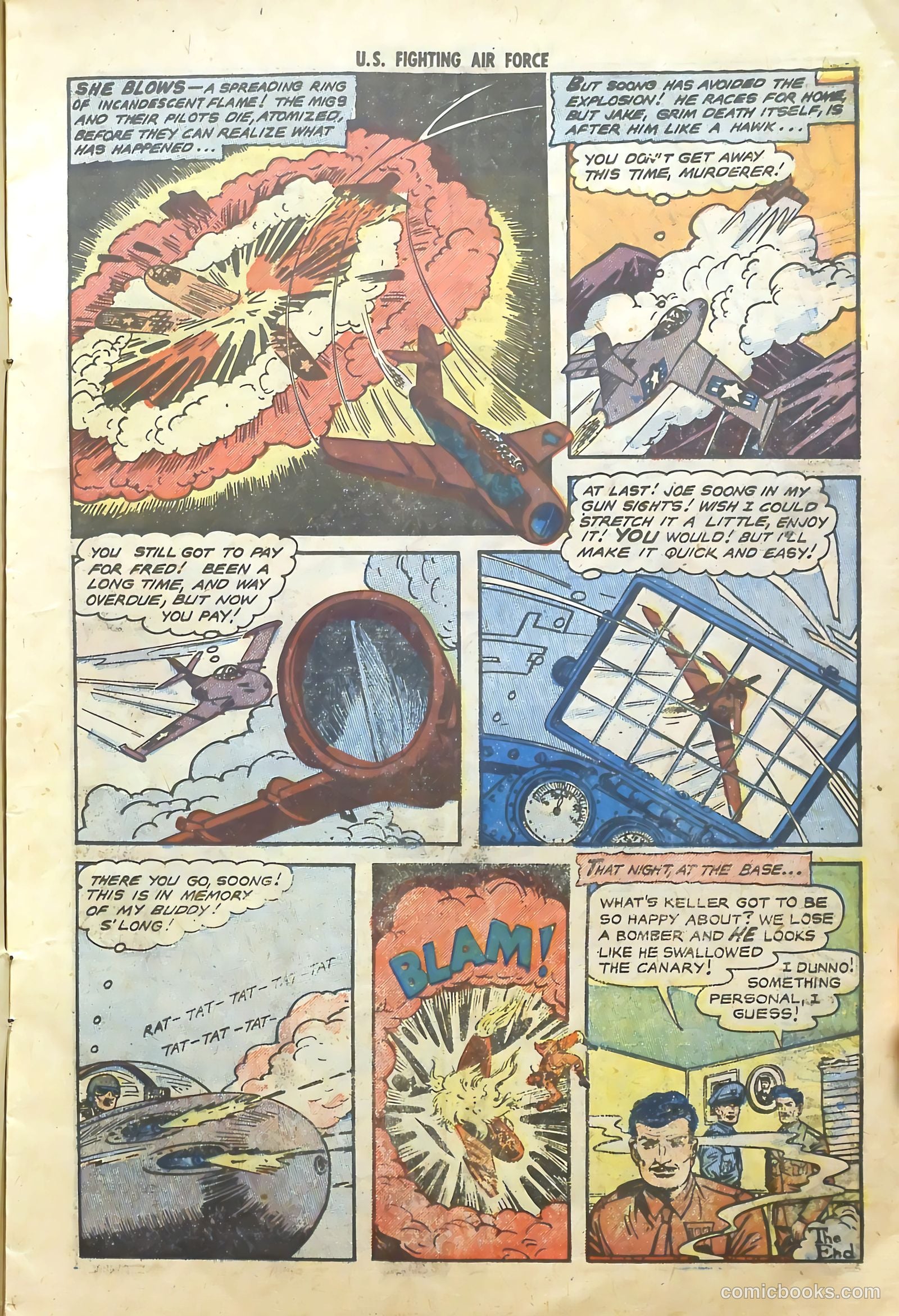 U.S. Fighting Air Force #8 (1954) — page 11 of 36