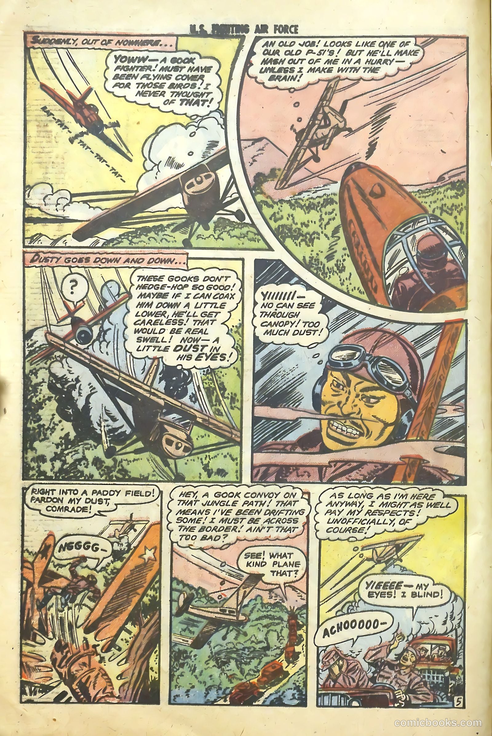 U.S. Fighting Air Force #8 (1954) — page 16 of 36