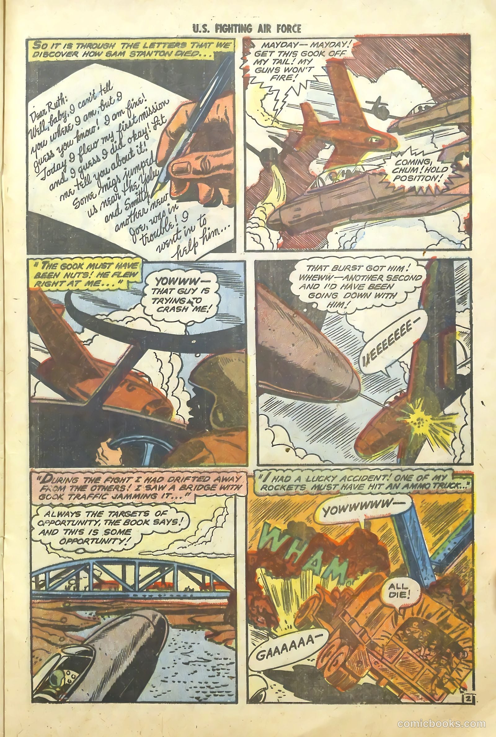 U.S. Fighting Air Force #8 (1954) — page 21 of 36