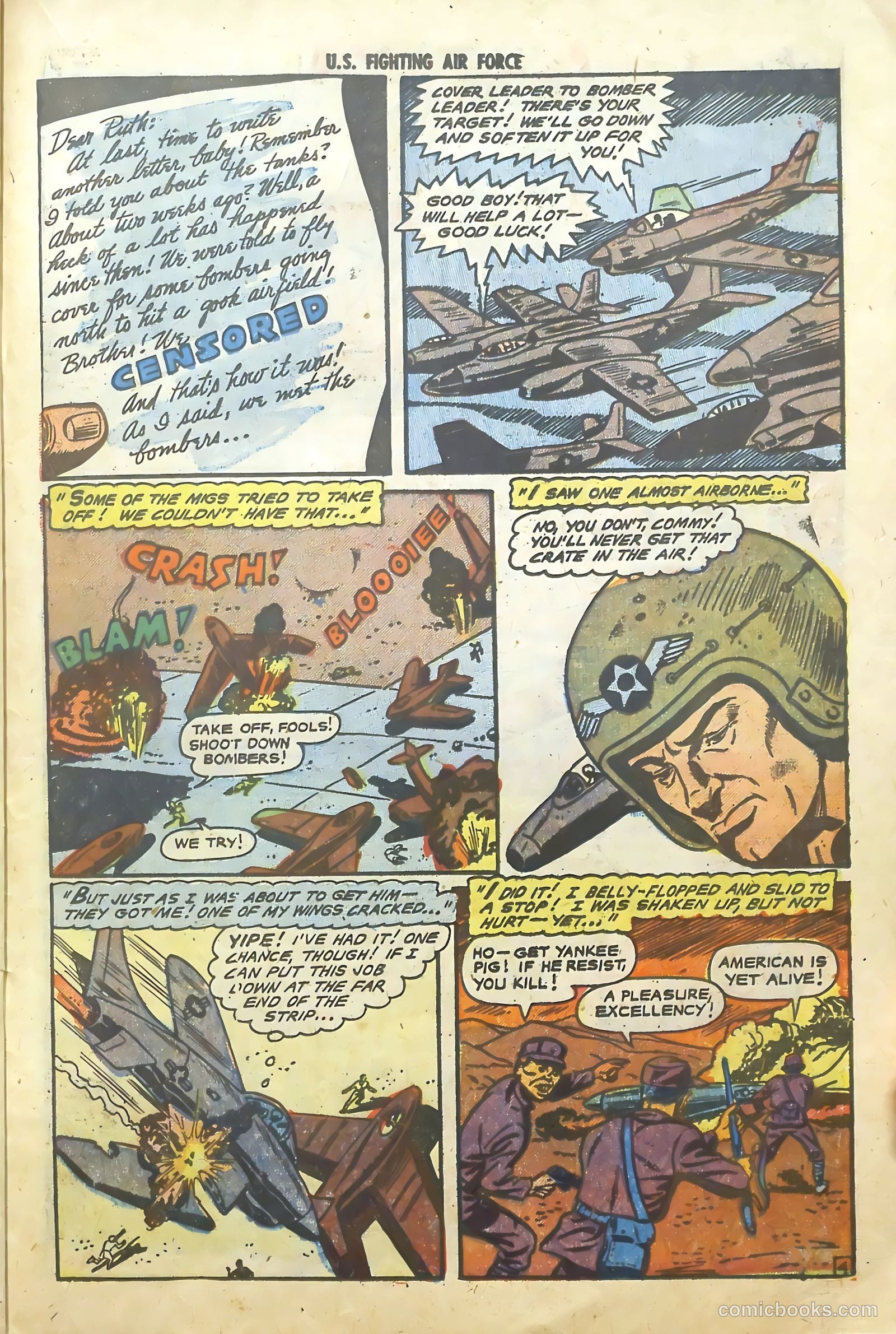 U.S. Fighting Air Force #8 (1954) — page 23 of 36