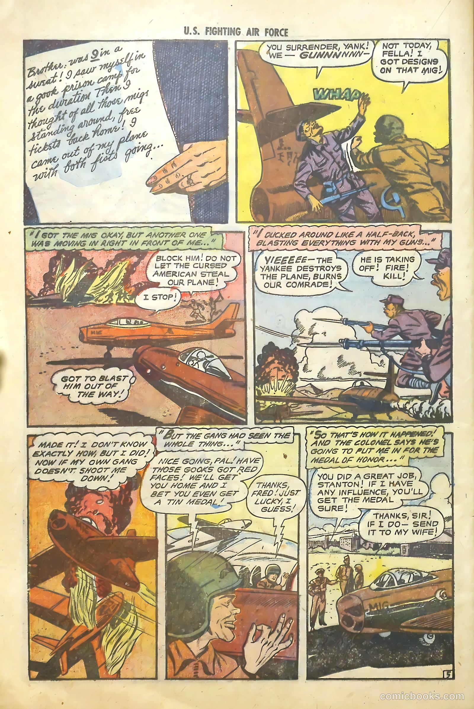 U.S. Fighting Air Force #8 (1954) — page 24 of 36