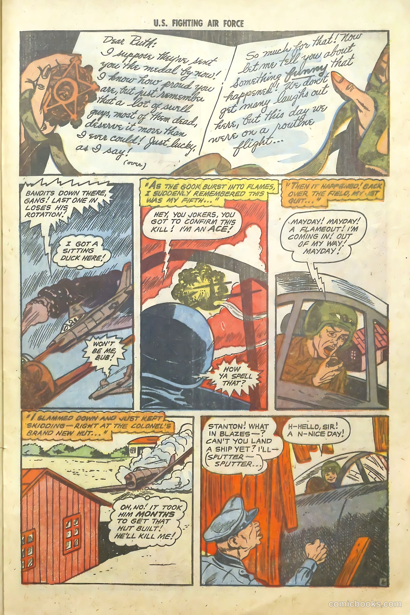 U.S. Fighting Air Force #8 (1954) — page 25 of 36