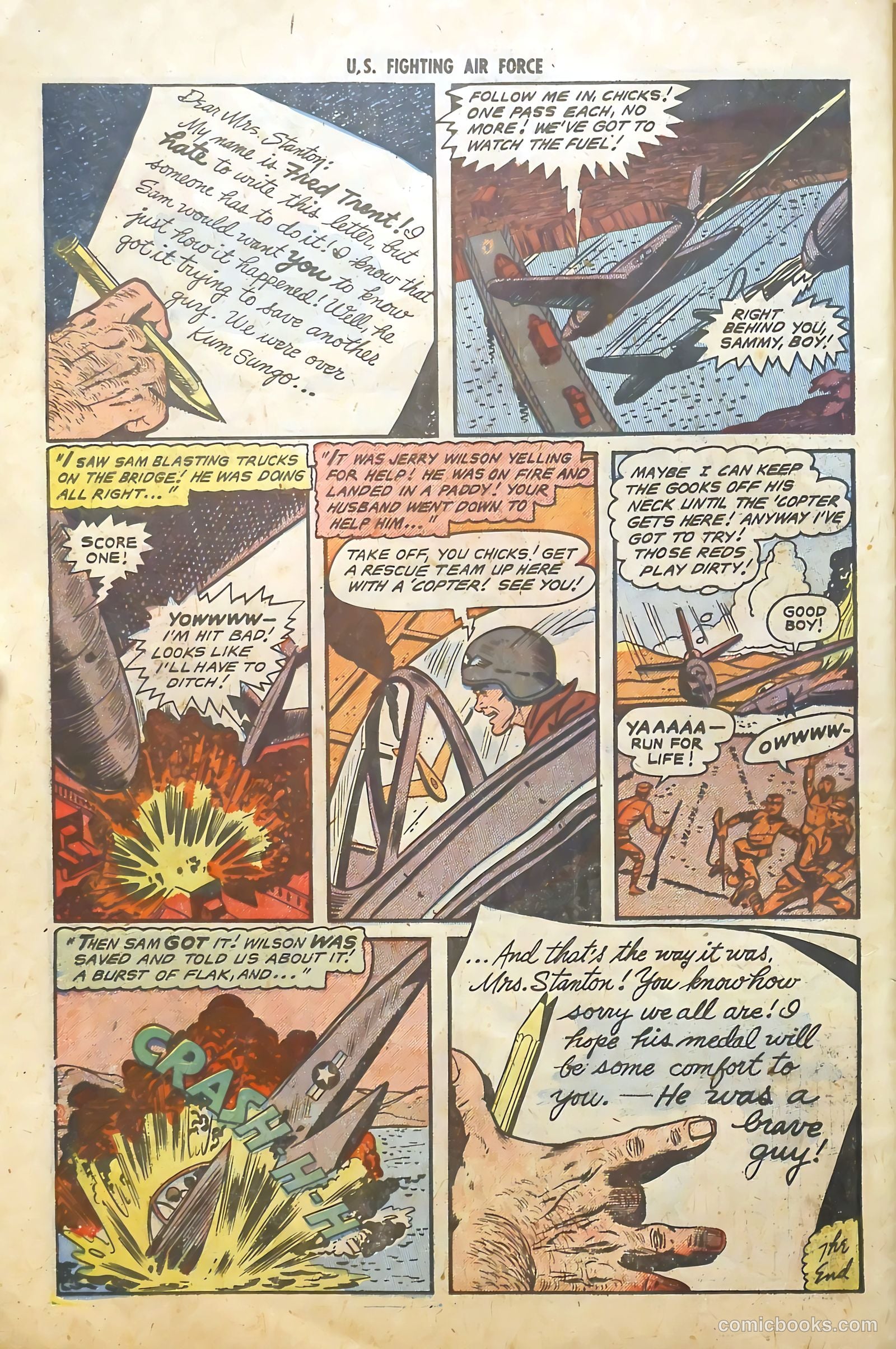 U.S. Fighting Air Force #8 (1954) — page 26 of 36