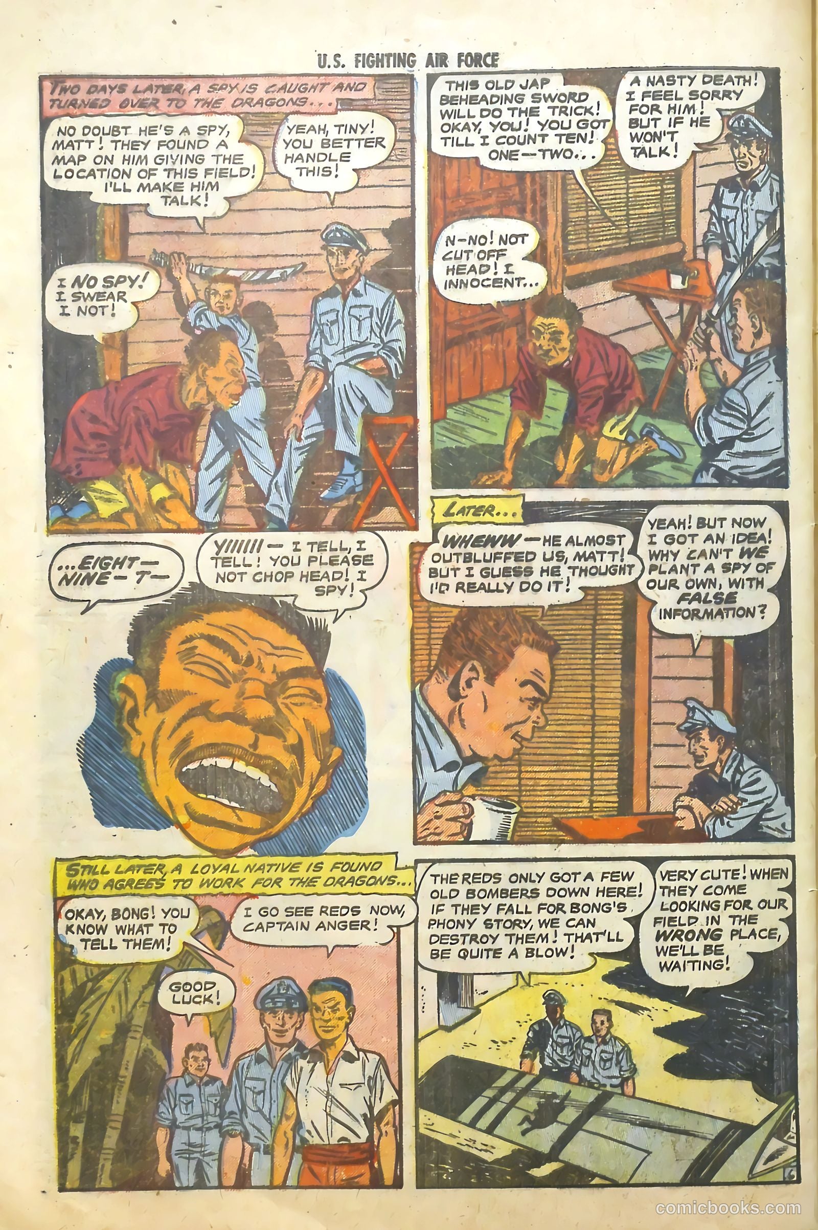 U.S. Fighting Air Force #8 (1954) — page 32 of 36