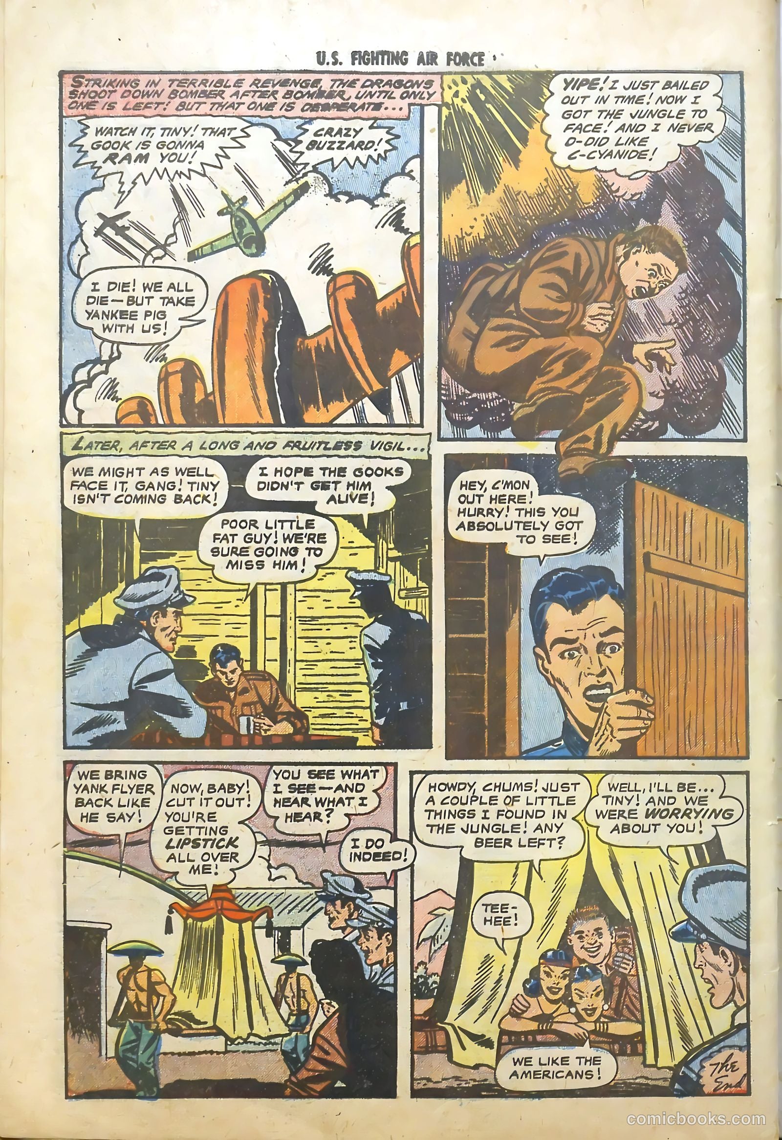 U.S. Fighting Air Force #8 (1954) — page 34 of 36