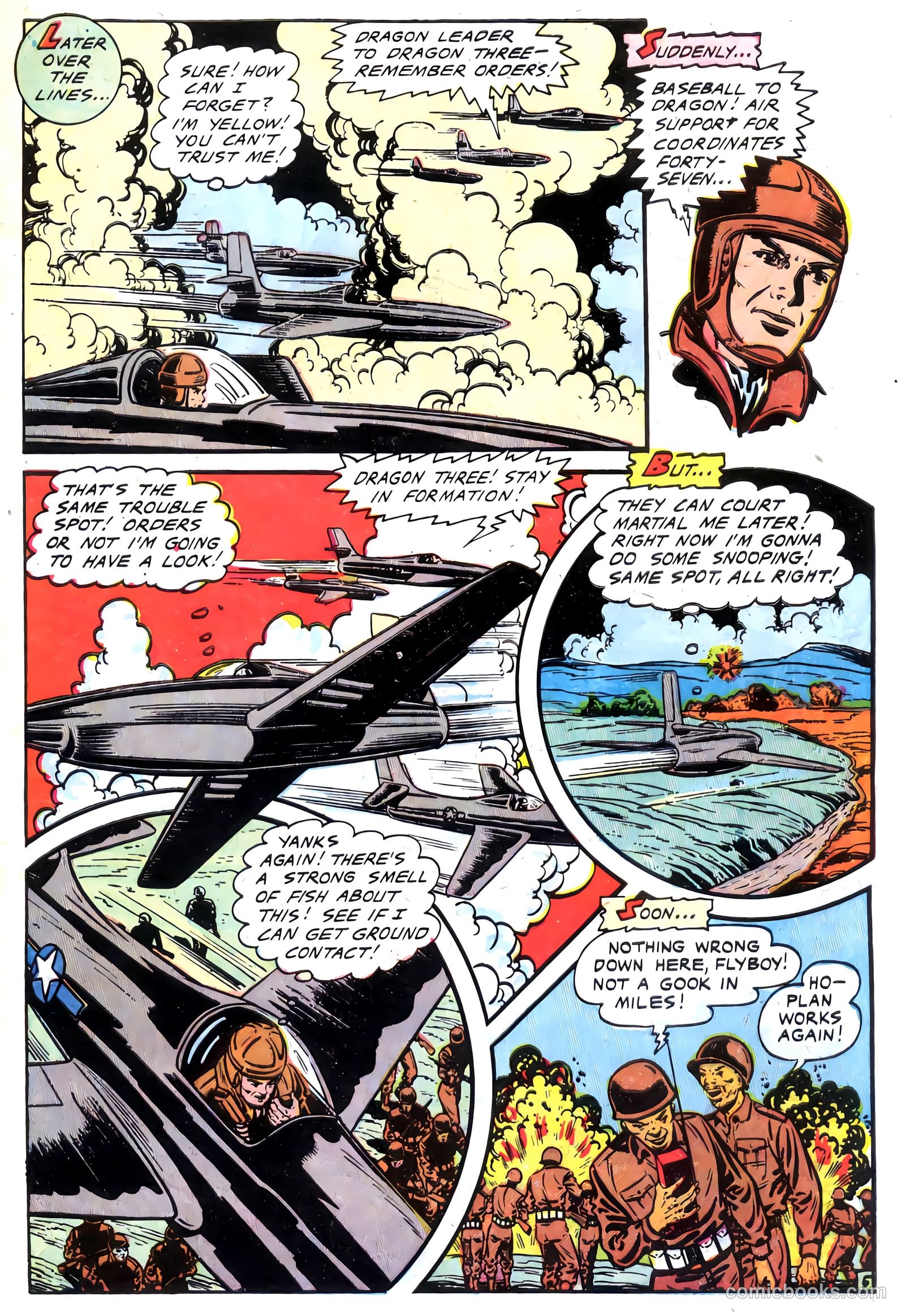 U.S. Fighting Air Force #9 (1958) — page 7 of 36