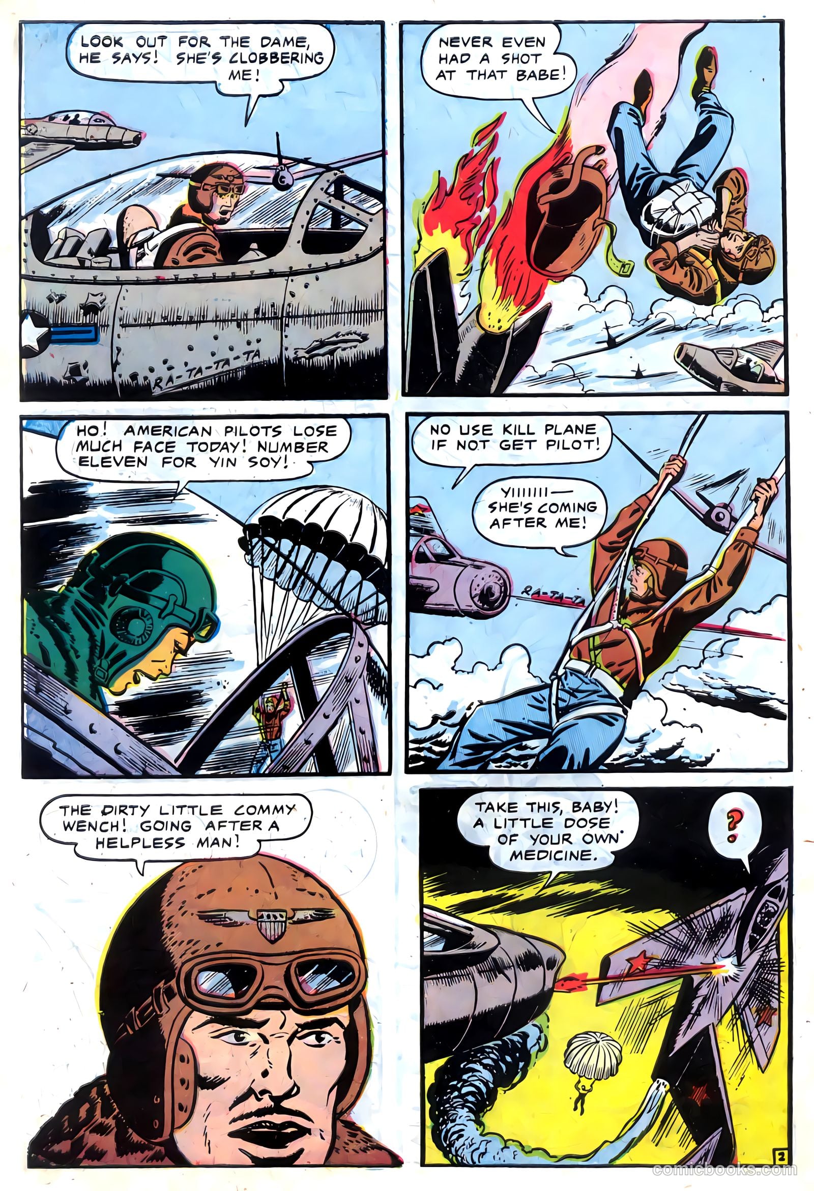 U.S. Fighting Air Force #9 (1958) — page 30 of 36