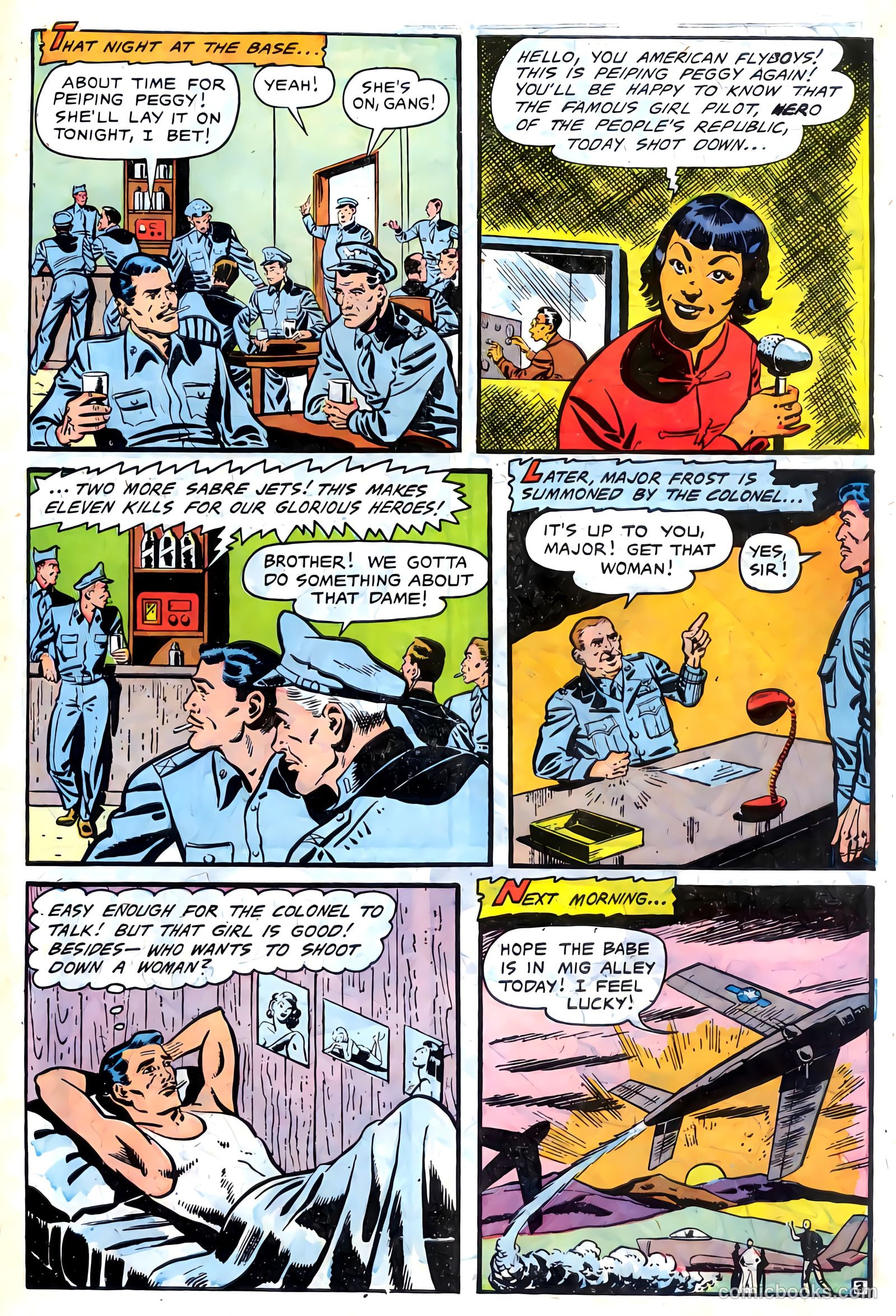 U.S. Fighting Air Force #9 (1958) — page 31 of 36