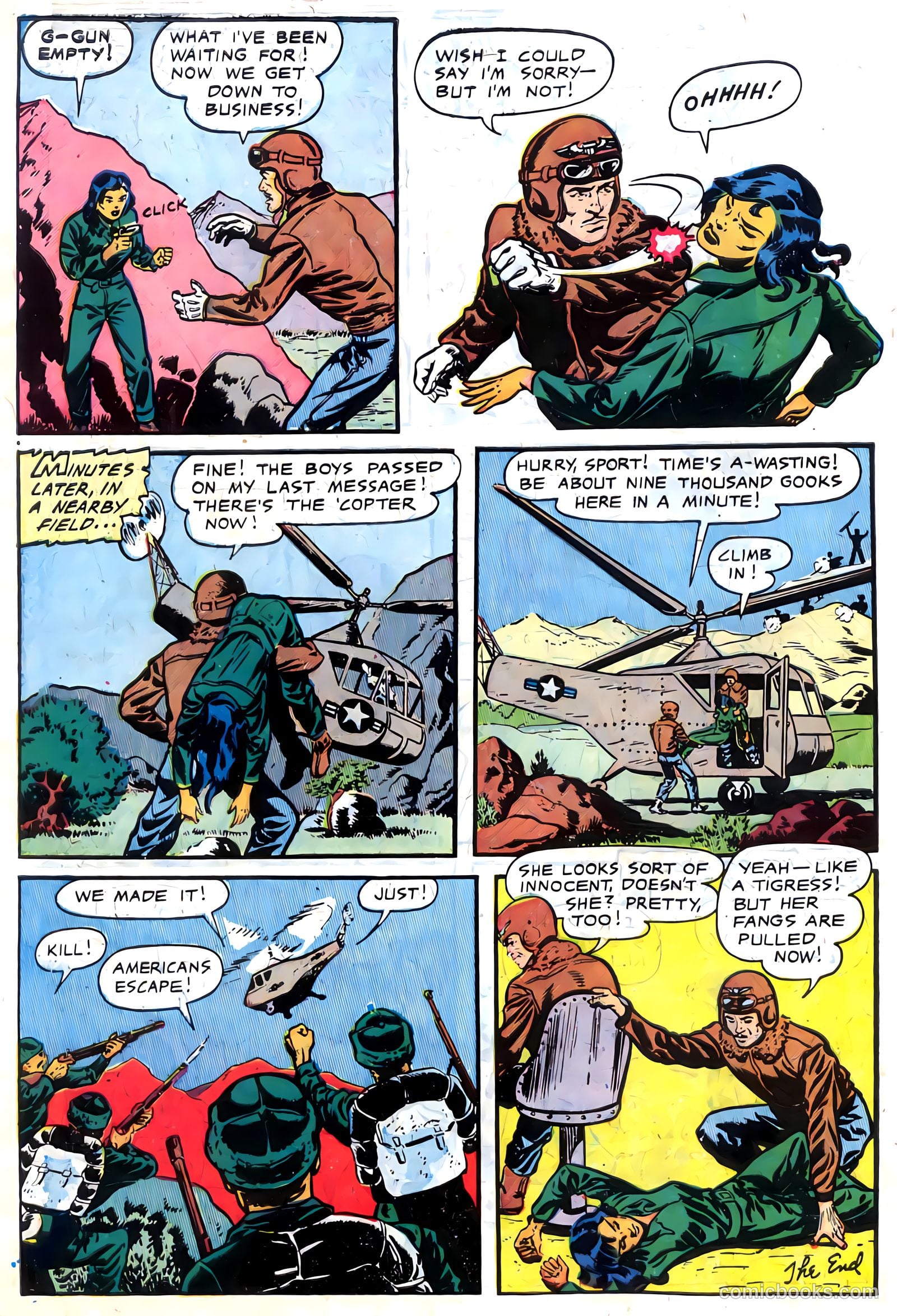U.S. Fighting Air Force #9 (1958) — page 34 of 36