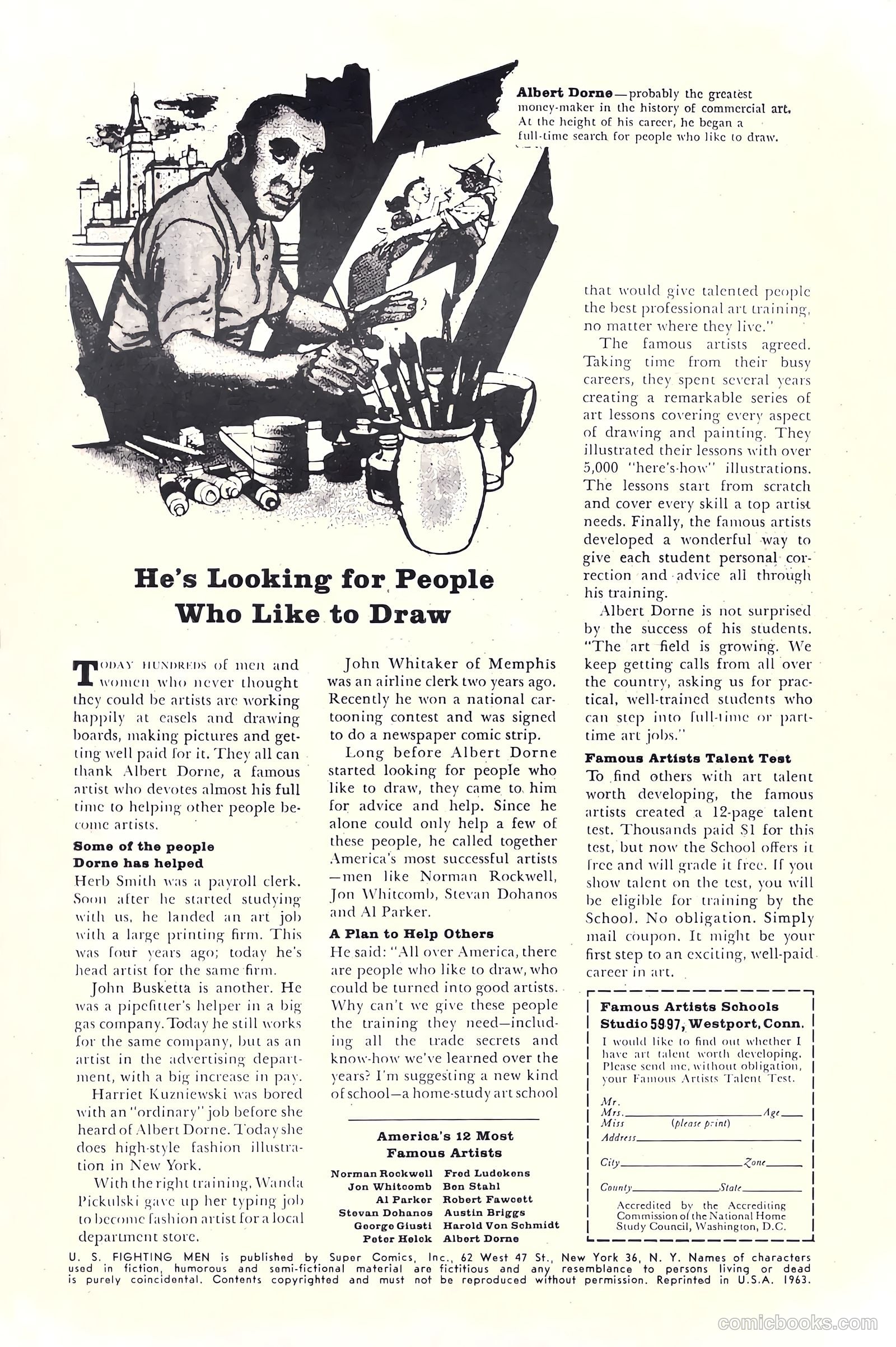 U.S. Fighting Men #10 (1963) — page 2 of 36