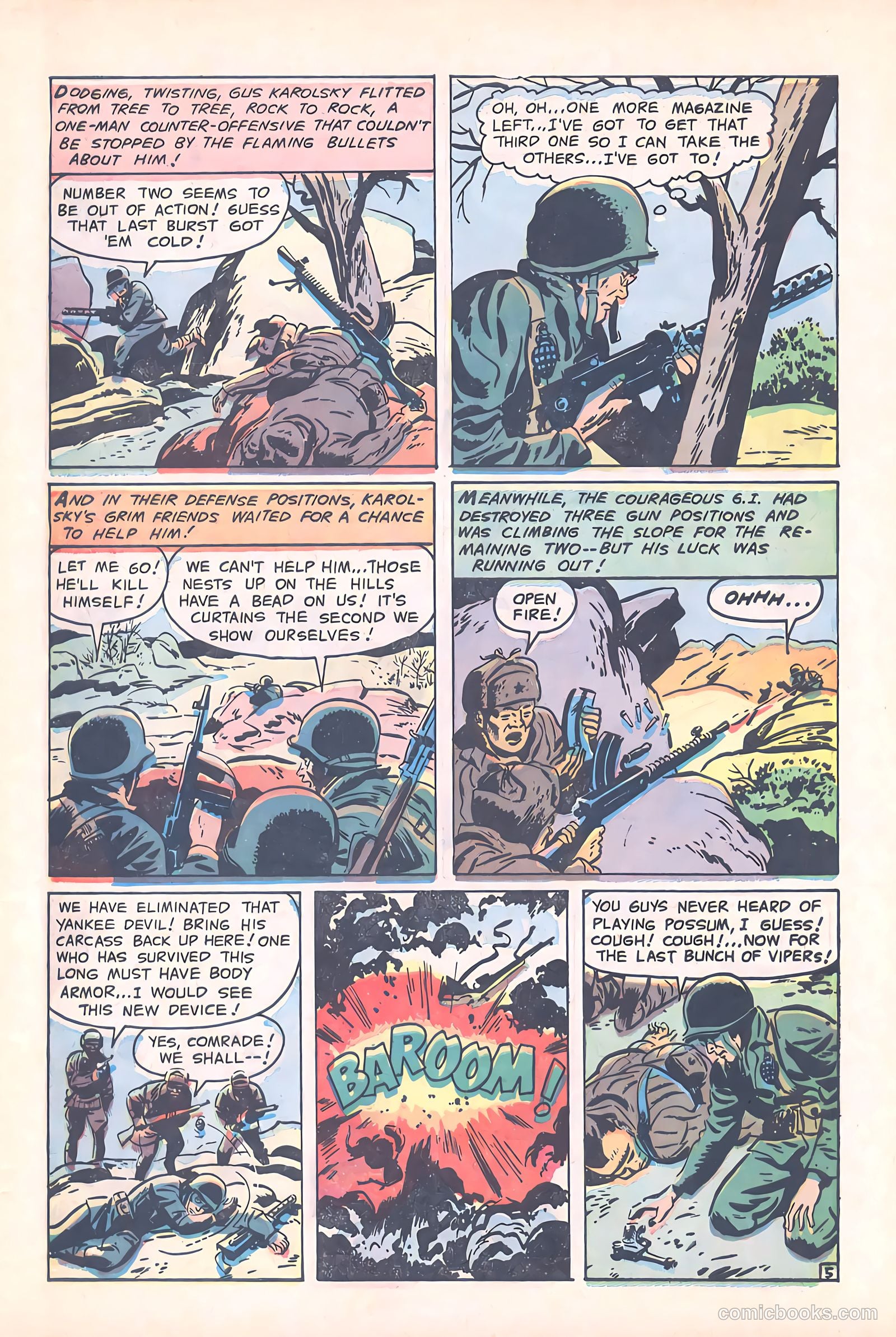 U.S. Fighting Men #10 (1963) — page 32 of 36