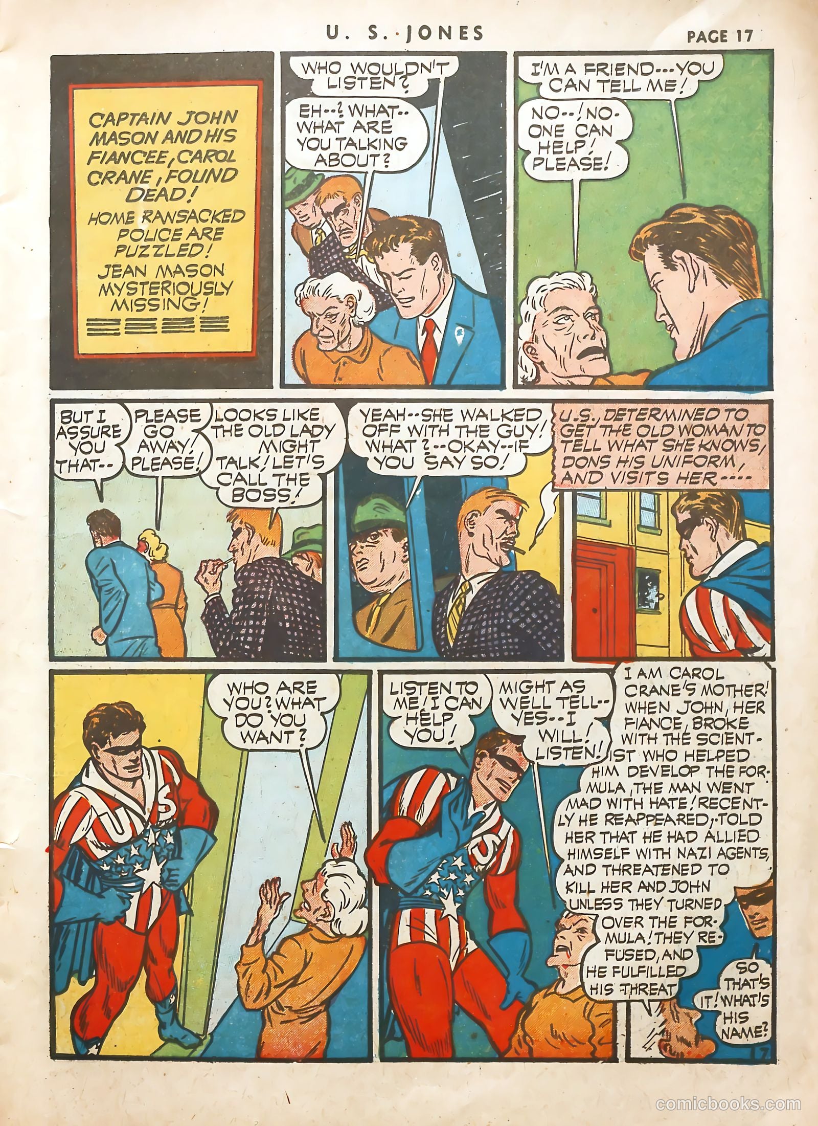 U.S. Jones #1 (1941) — page 19 of 67