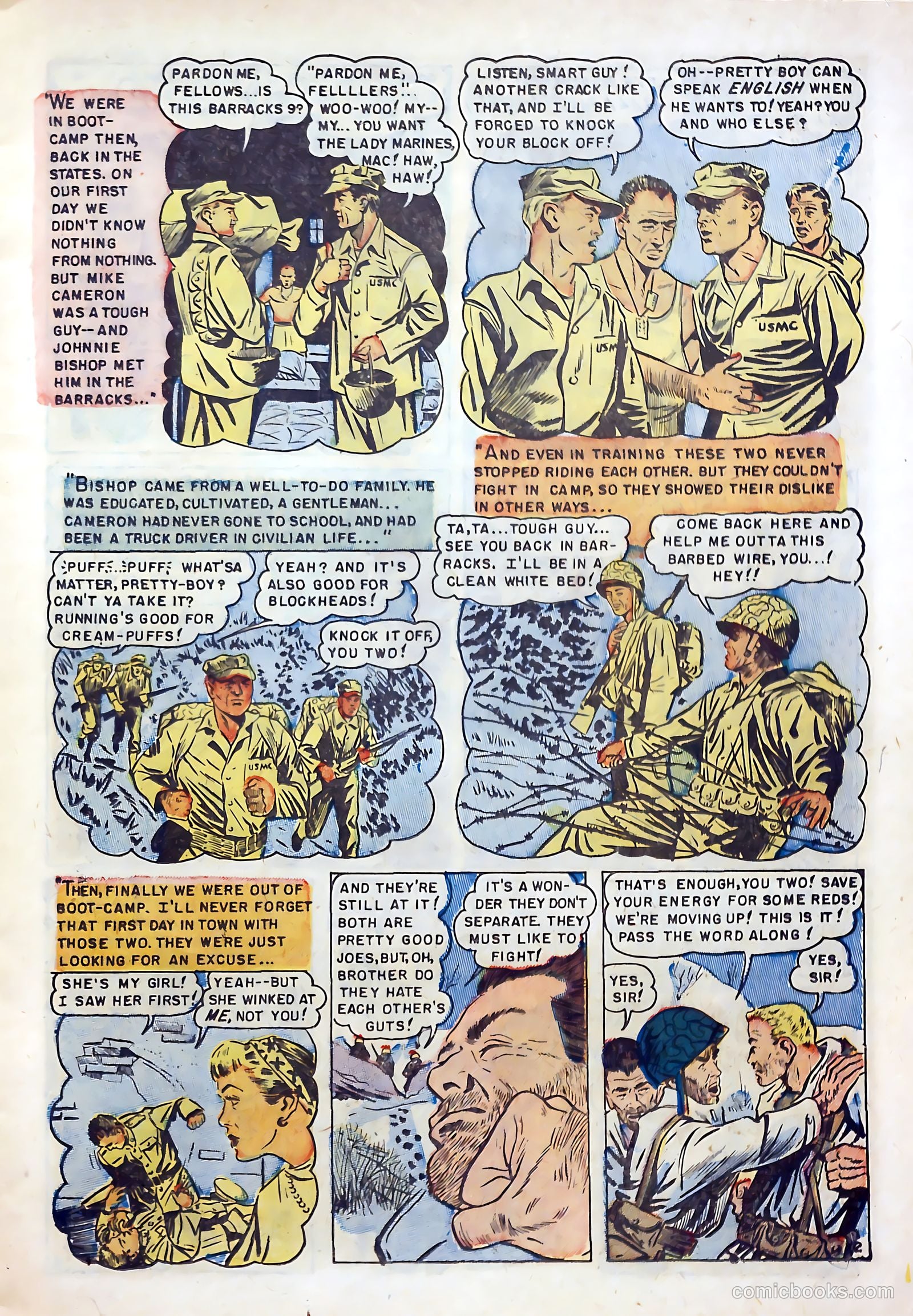 U.S. Marines in Action #1 (1952) — page 11 of 36