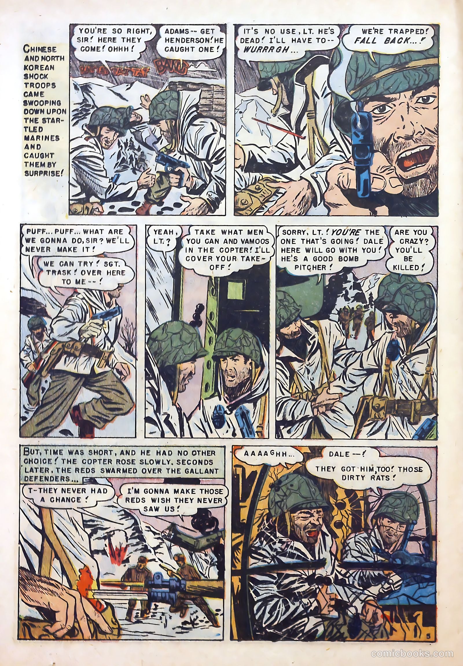 U.S. Marines in Action #1 (1952) — page 24 of 36