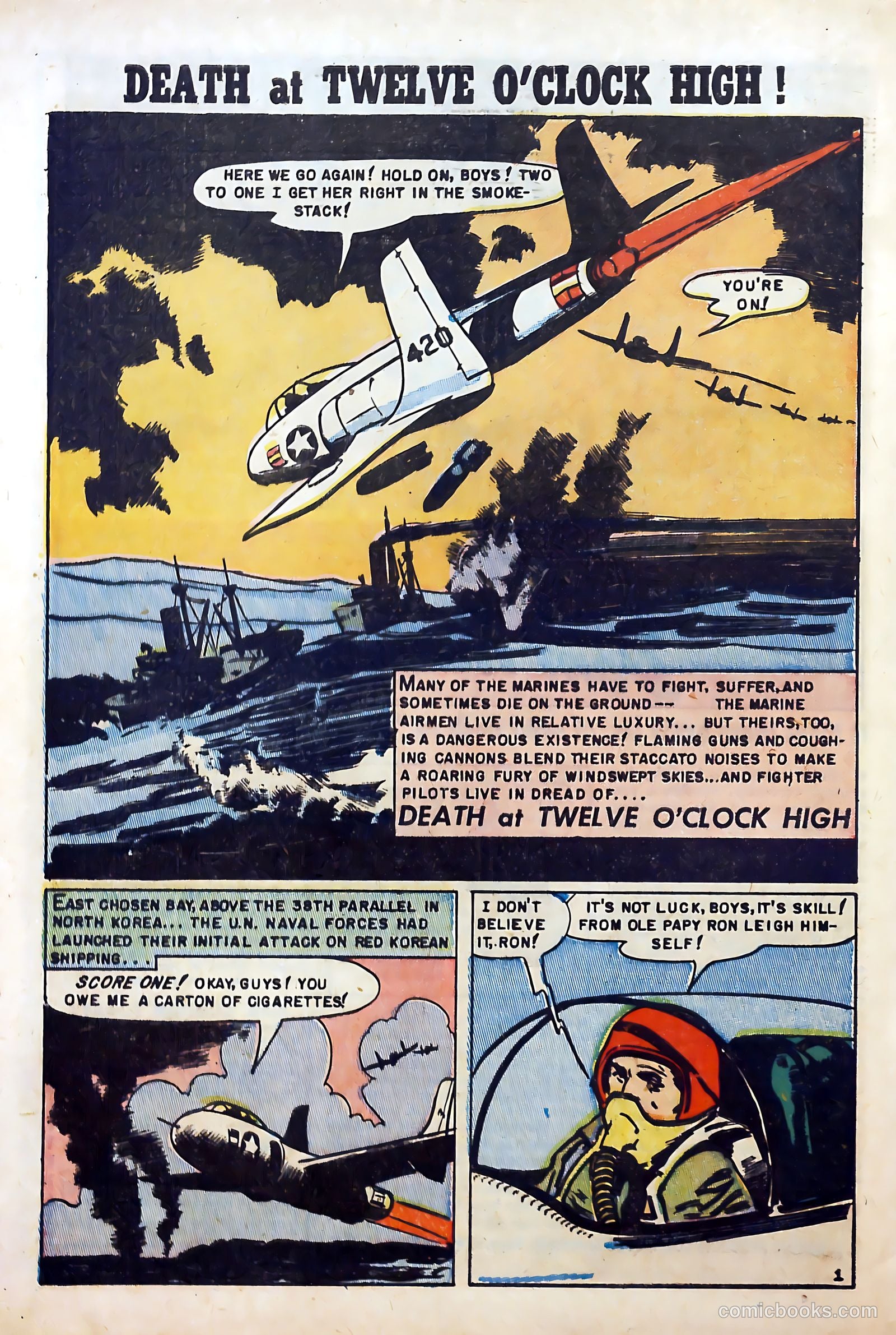 U.S. Marines in Action #1 (1952) — page 28 of 36