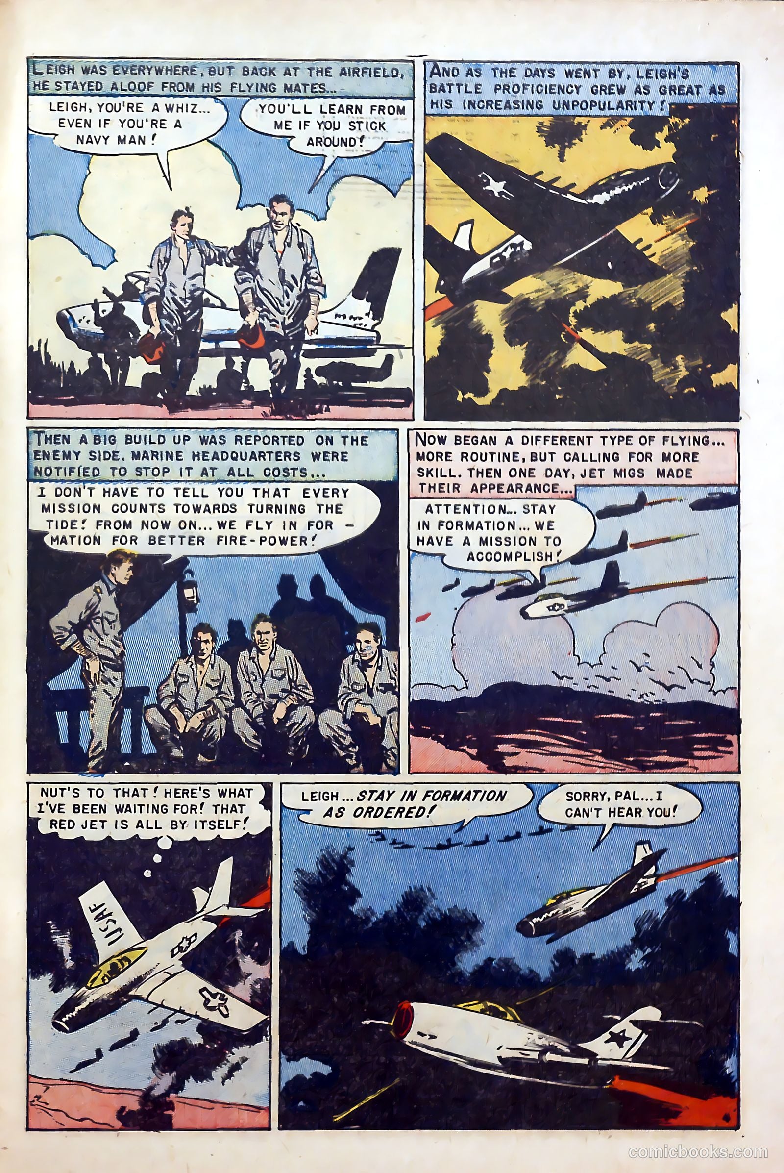 U.S. Marines in Action #1 (1952) — page 31 of 36