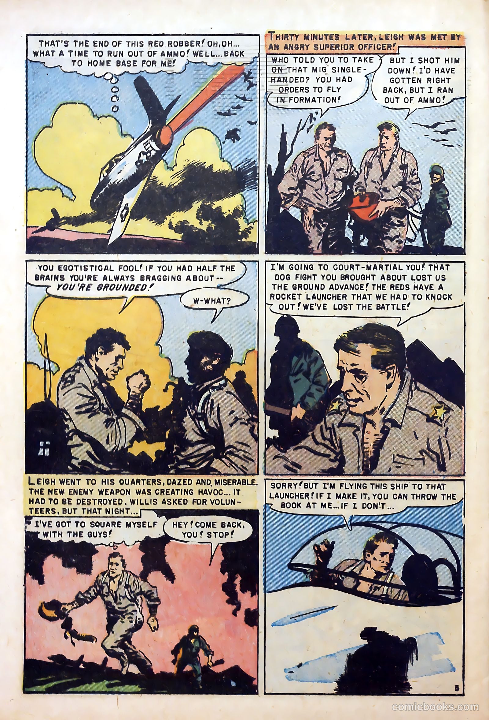 U.S. Marines in Action #1 (1952) — page 32 of 36