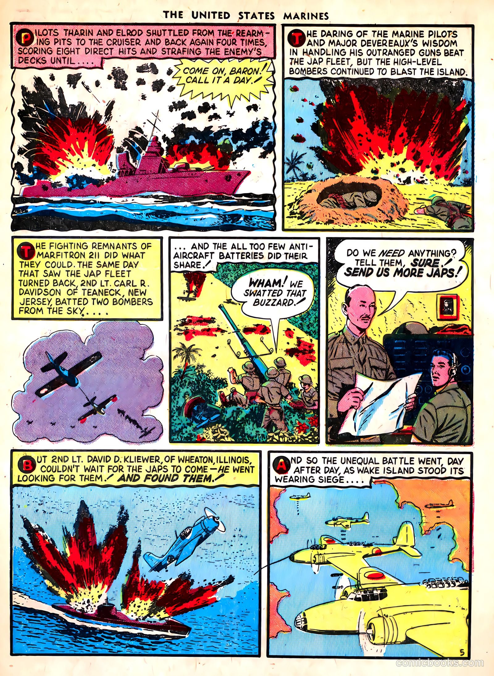 U.S. Marines in Action #2 (1952) — page 7 of 52