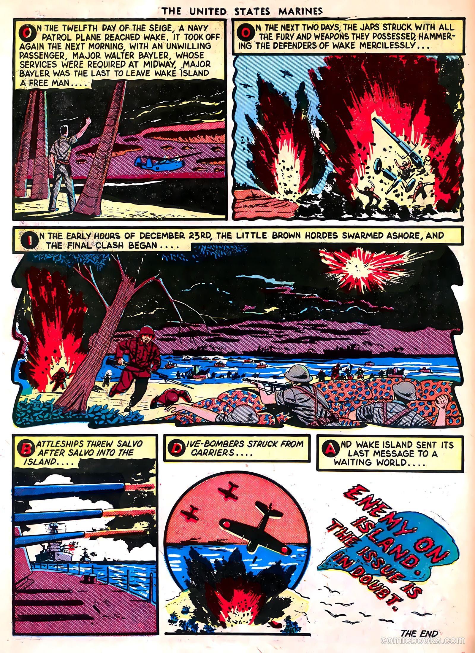 U.S. Marines in Action #2 (1952) — page 8 of 52