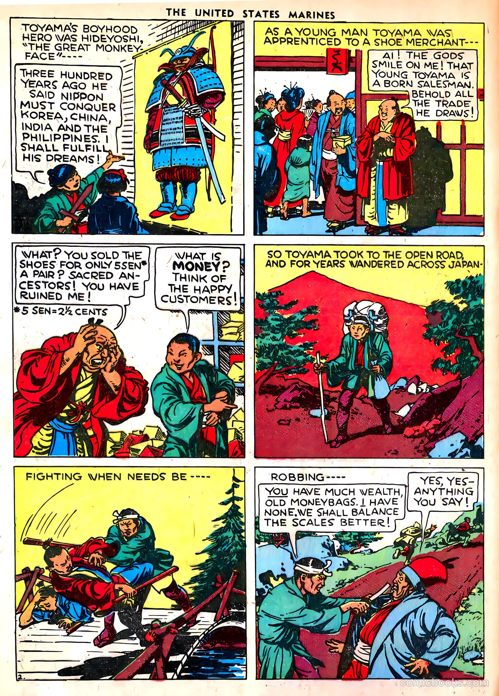 U.S. Marines in Action #2 (1952) — page 10 of 52