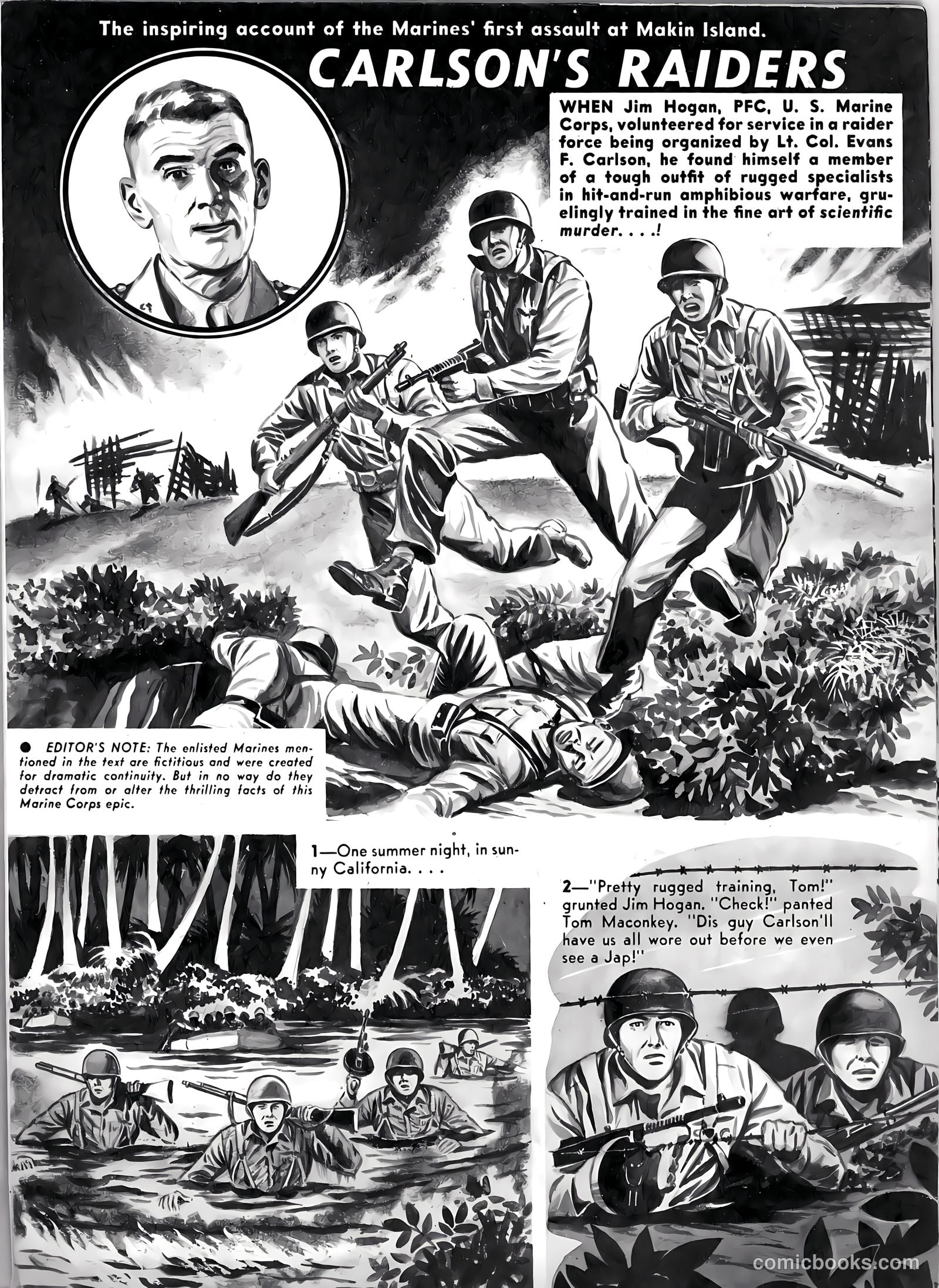 U.S. Marines in Action #2 (1952) — page 15 of 52