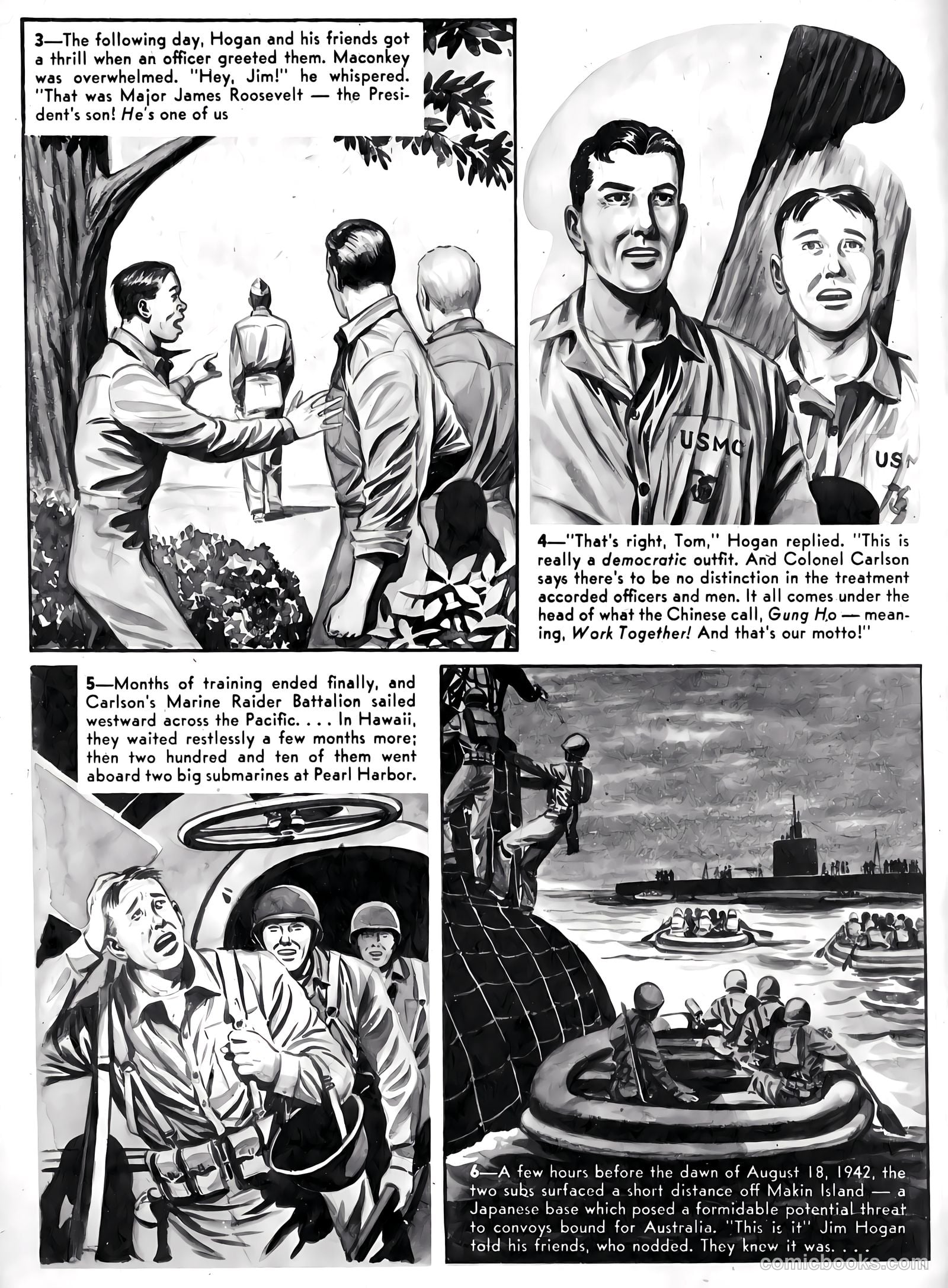 U.S. Marines in Action #2 (1952) — page 16 of 52
