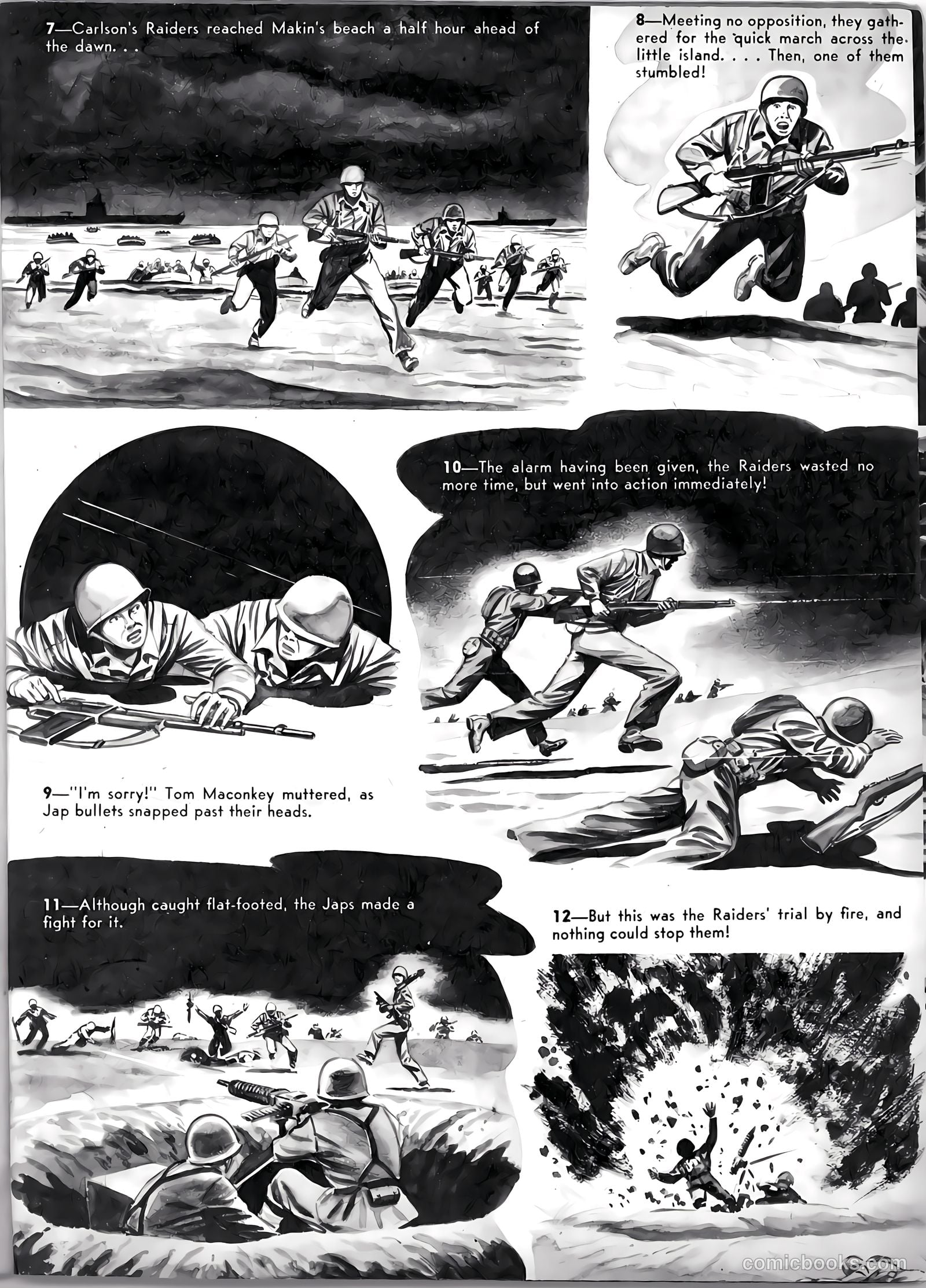 U.S. Marines in Action #2 (1952) — page 17 of 52