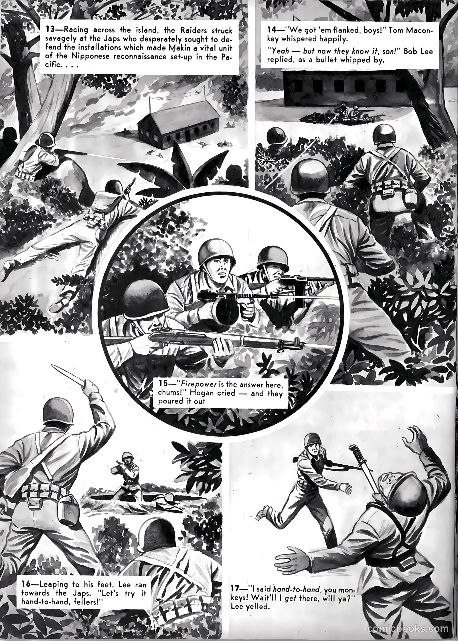 U.S. Marines in Action #2 (1952) — page 18 of 52