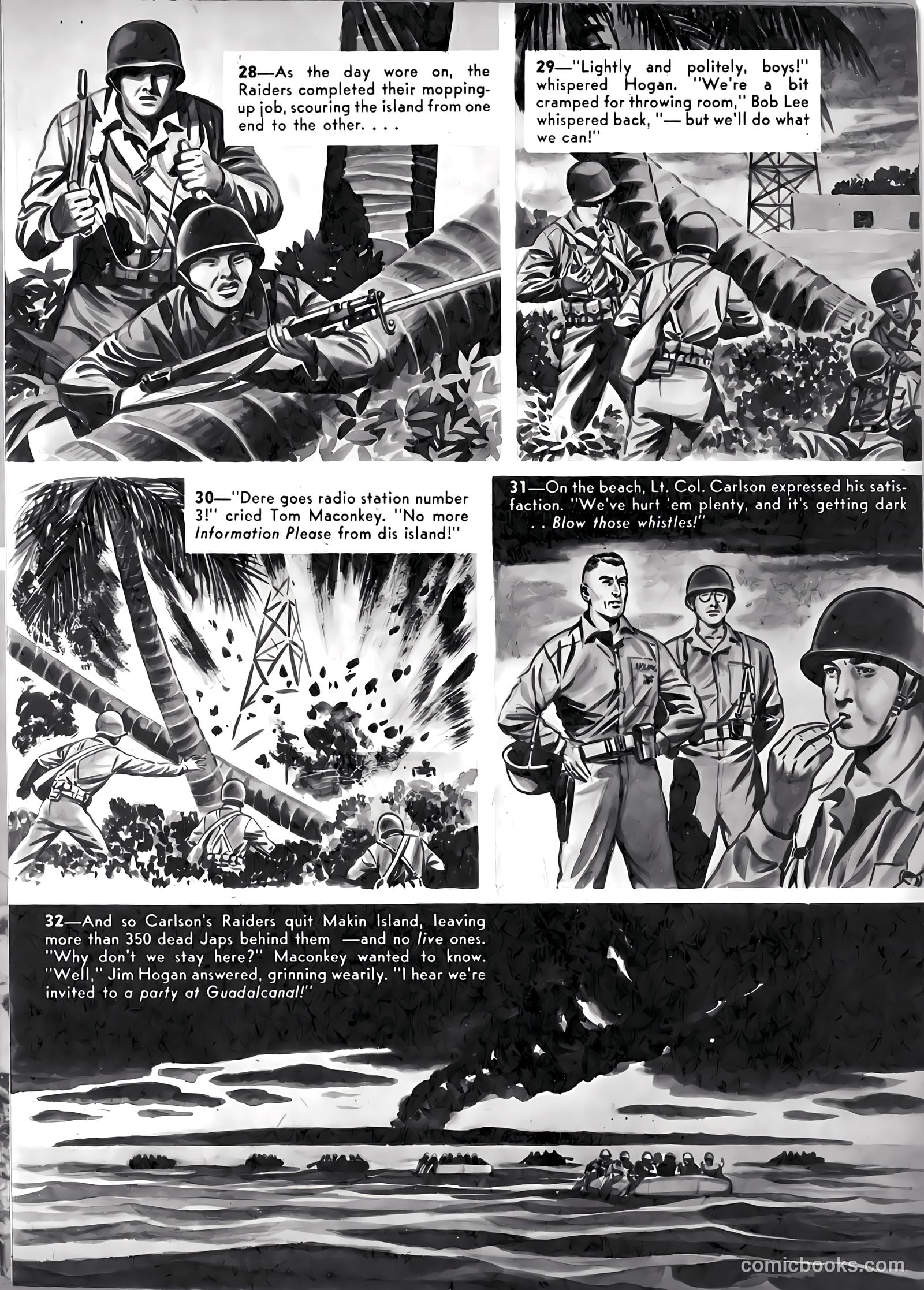 U.S. Marines in Action #2 (1952) — page 21 of 52