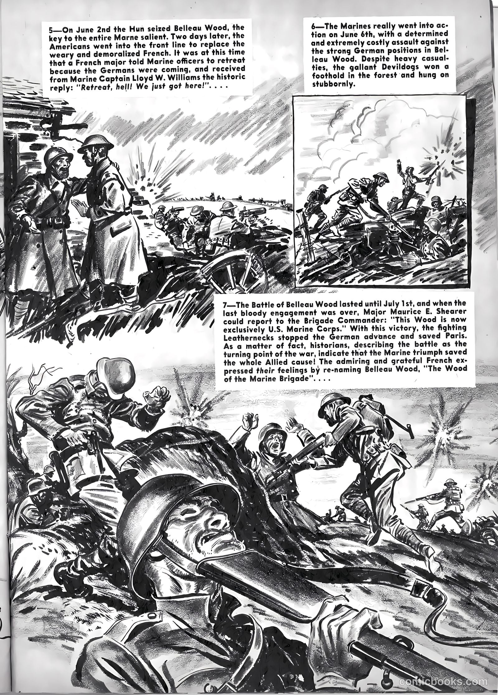 U.S. Marines in Action #2 (1952) — page 35 of 52
