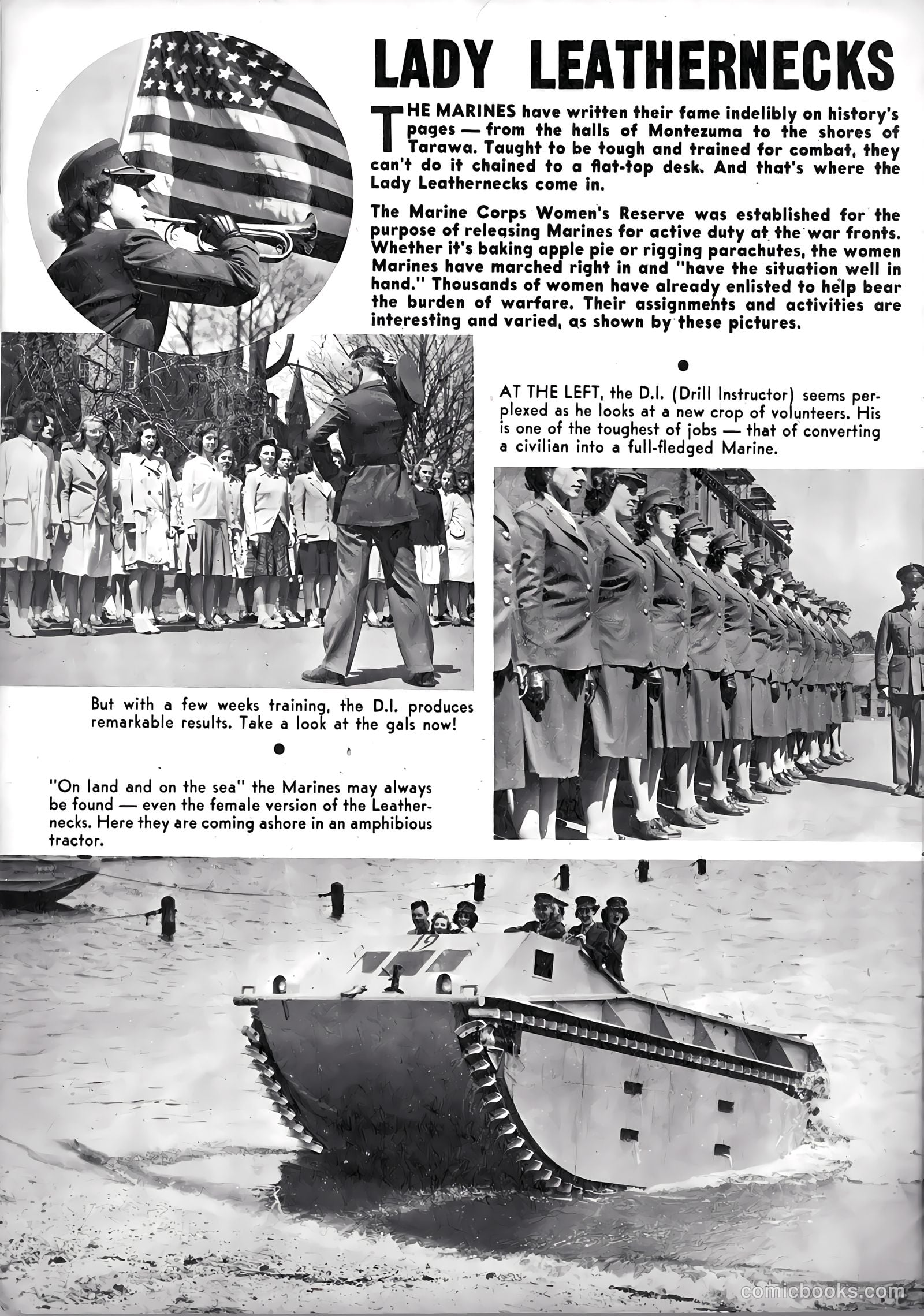 U.S. Marines in Action #2 (1952) — page 36 of 52
